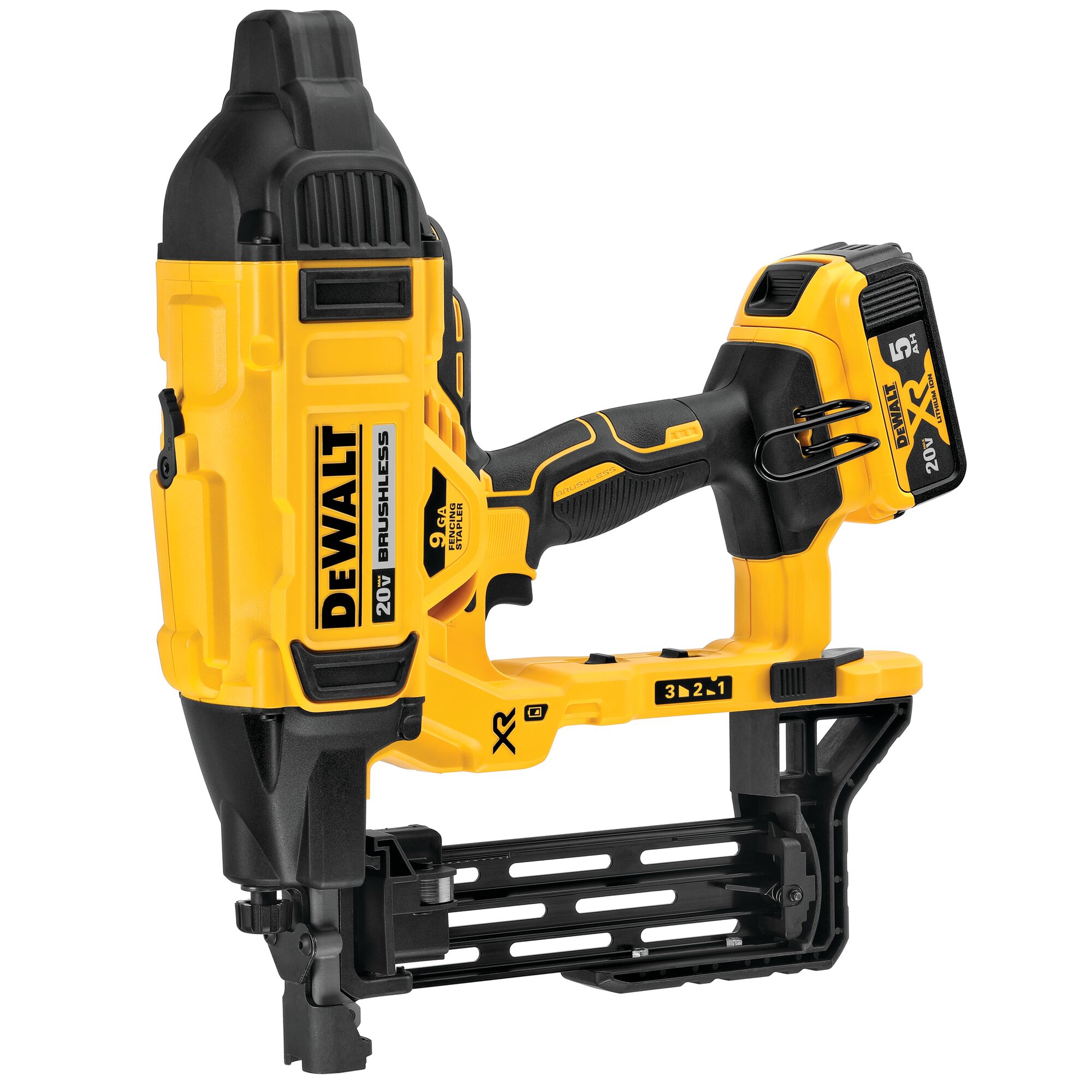 20V MAX XR 9 GA Cordless Fencing Stapler Kit DEWALT