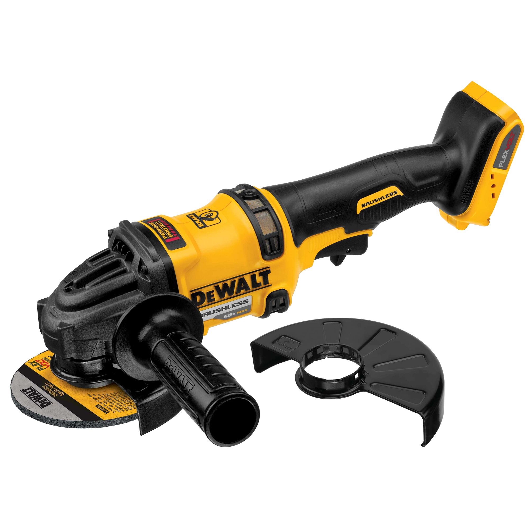 60V MAX* Brushless Cordless 4.5 in Grinder (Tool Only) | DEWALT