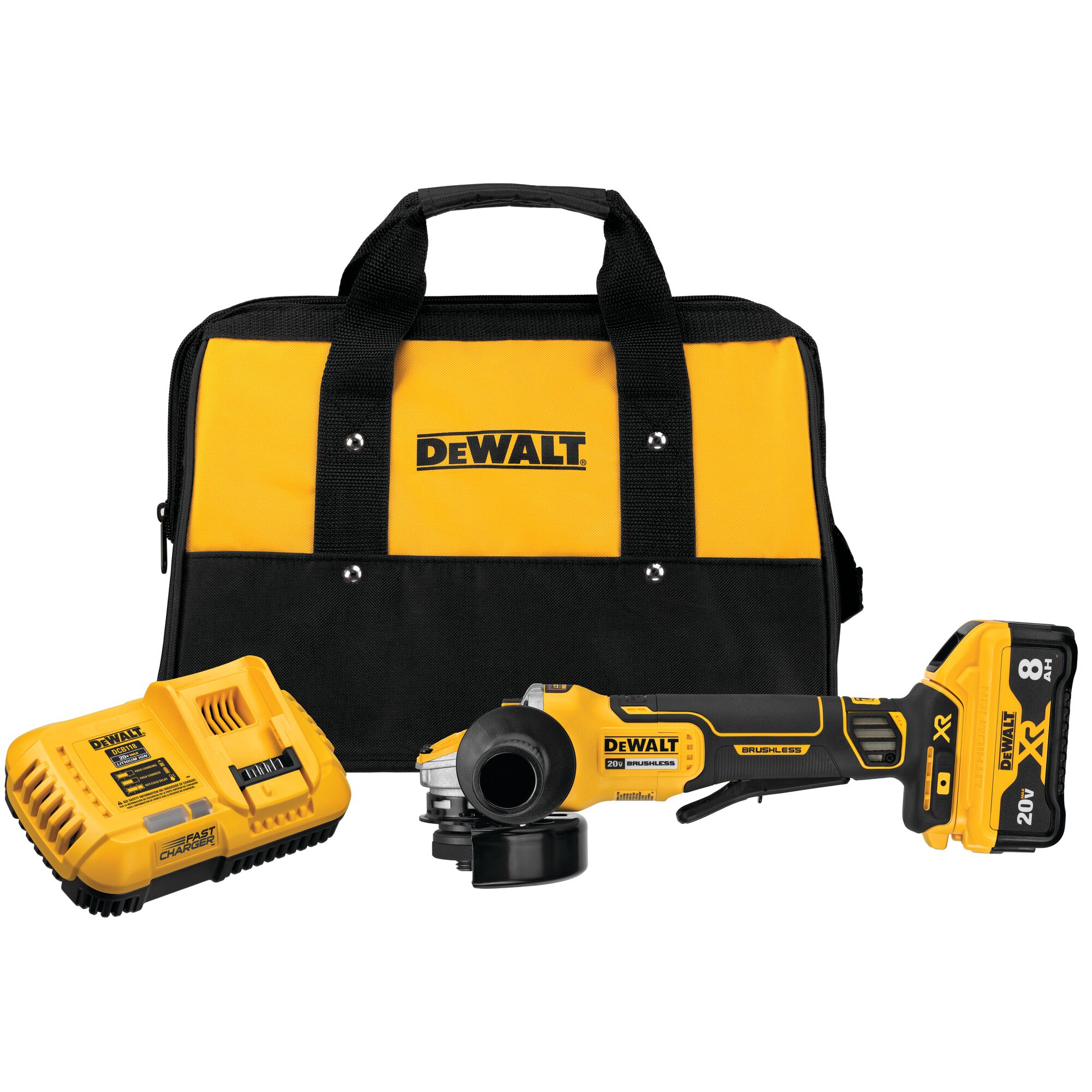 20V MAX* XR® Brushless Cordless 4-1/2 - 5 in. Small Angle Grinder