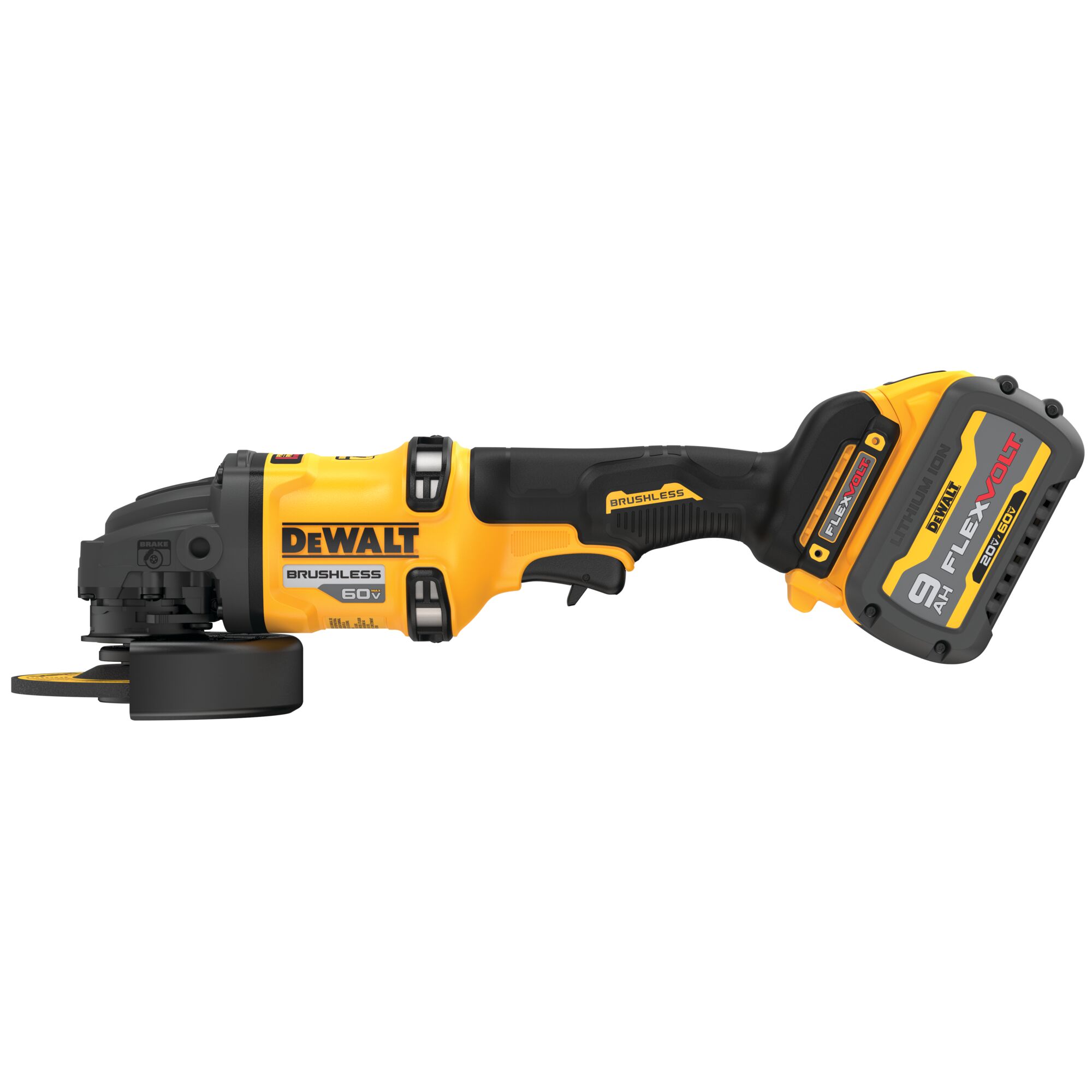 60V MAX Brushless Cordless 4 1 2 in. 6 in. Grinder with