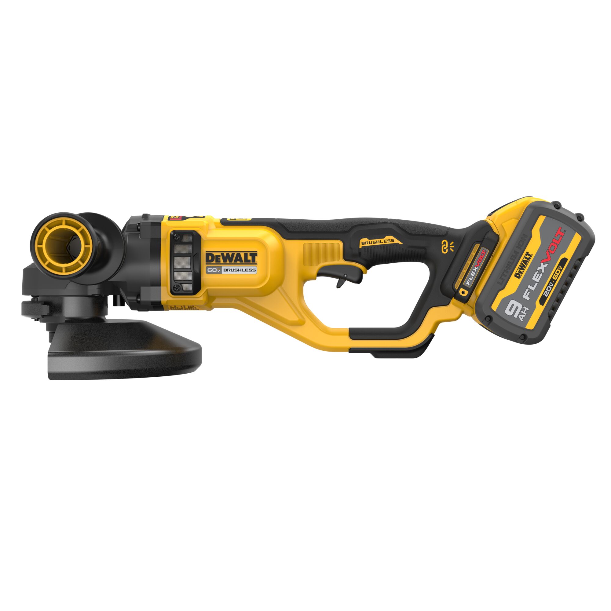 Dewalt 7 best sale brushless grinder