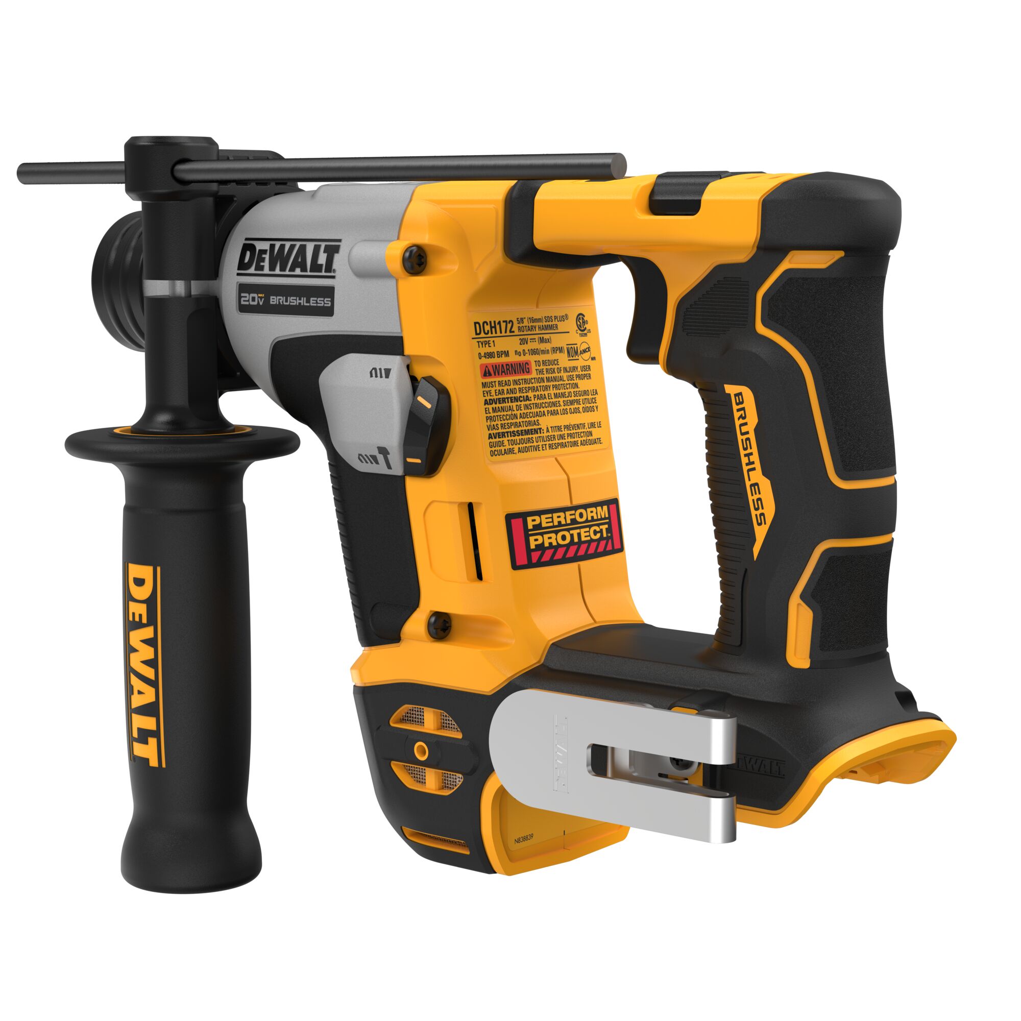 ATOMIC 20V MAX 5 8 in. Brushless Cordless SDS Plus Rotary Hammer