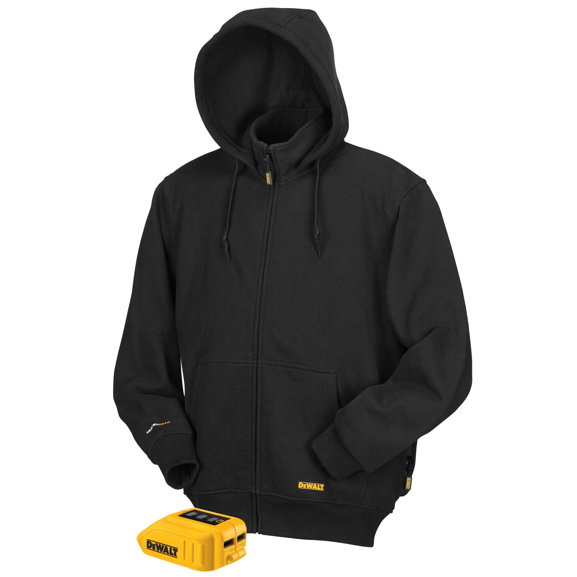 Dewalt black shop heated jacket