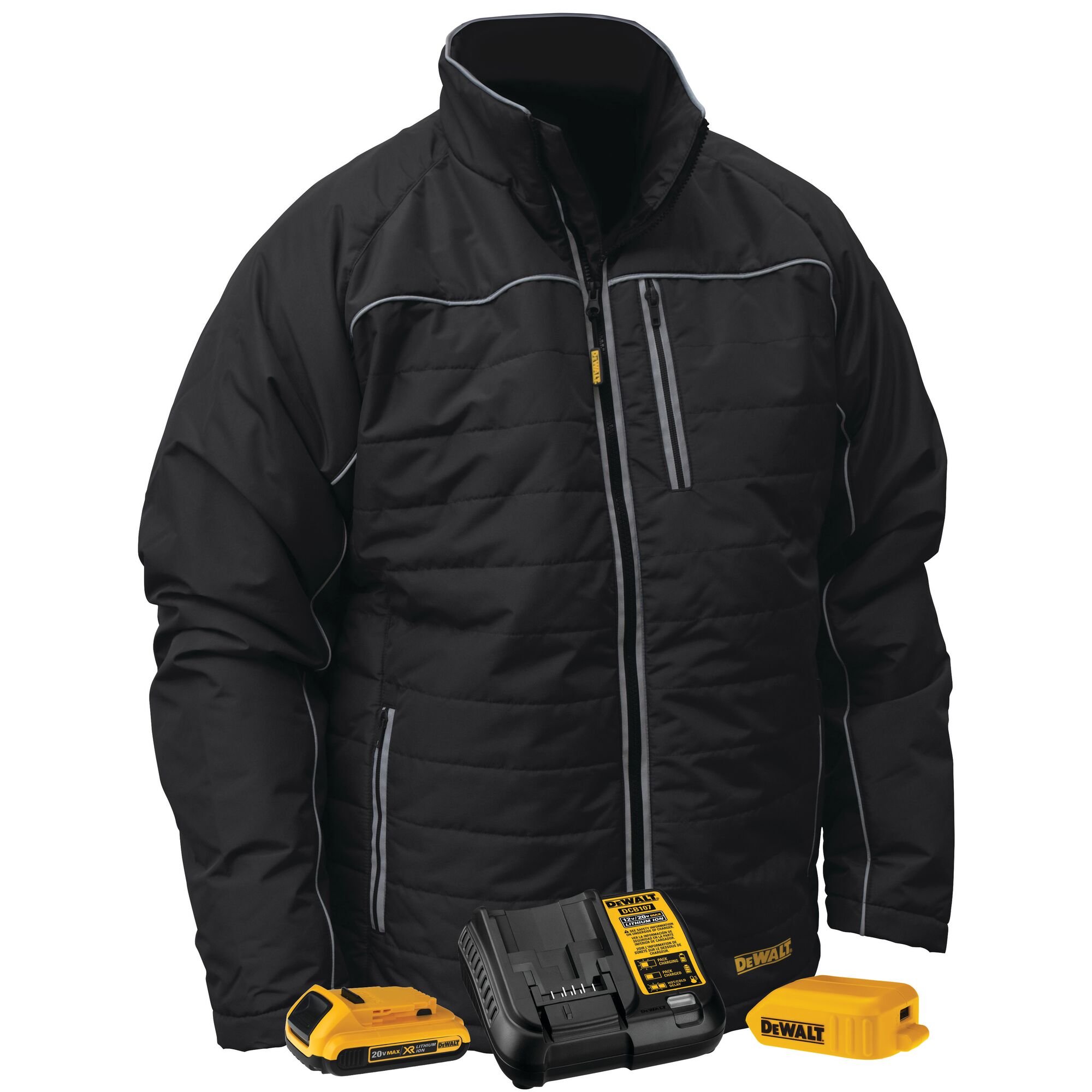 Quilted Soft Shell Heated Jacket Kit DEWALT