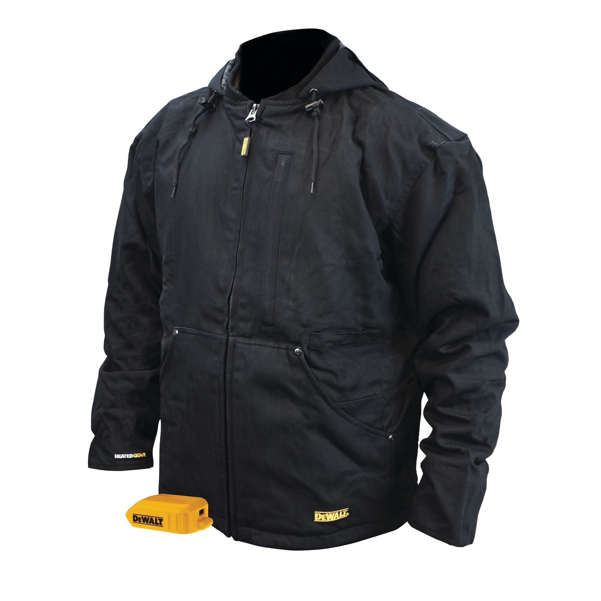 Heavy Duty Black Heated Work Jacket Jacket Only DEWALT