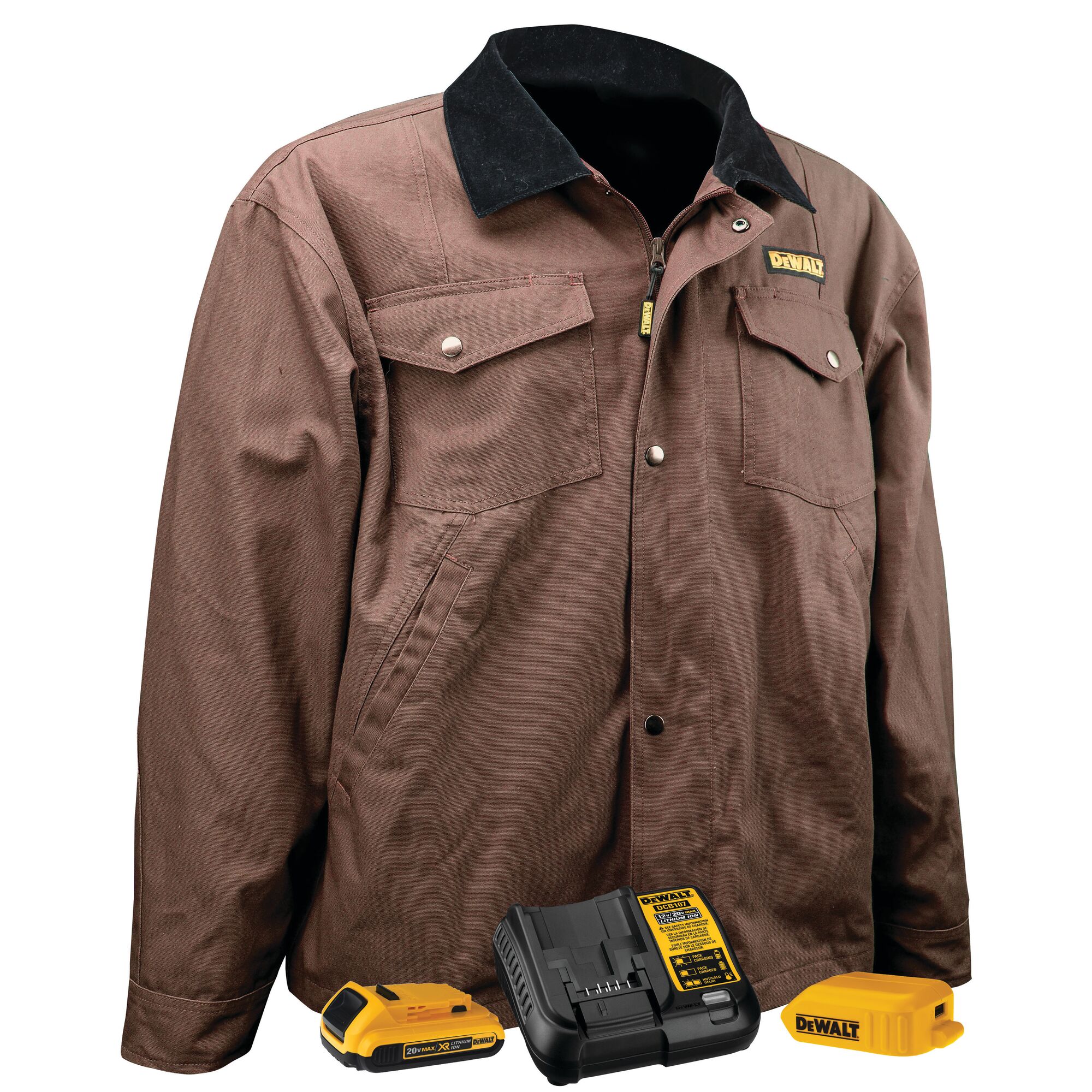 Tobacco Heated Barn Coat Kit DEWALT