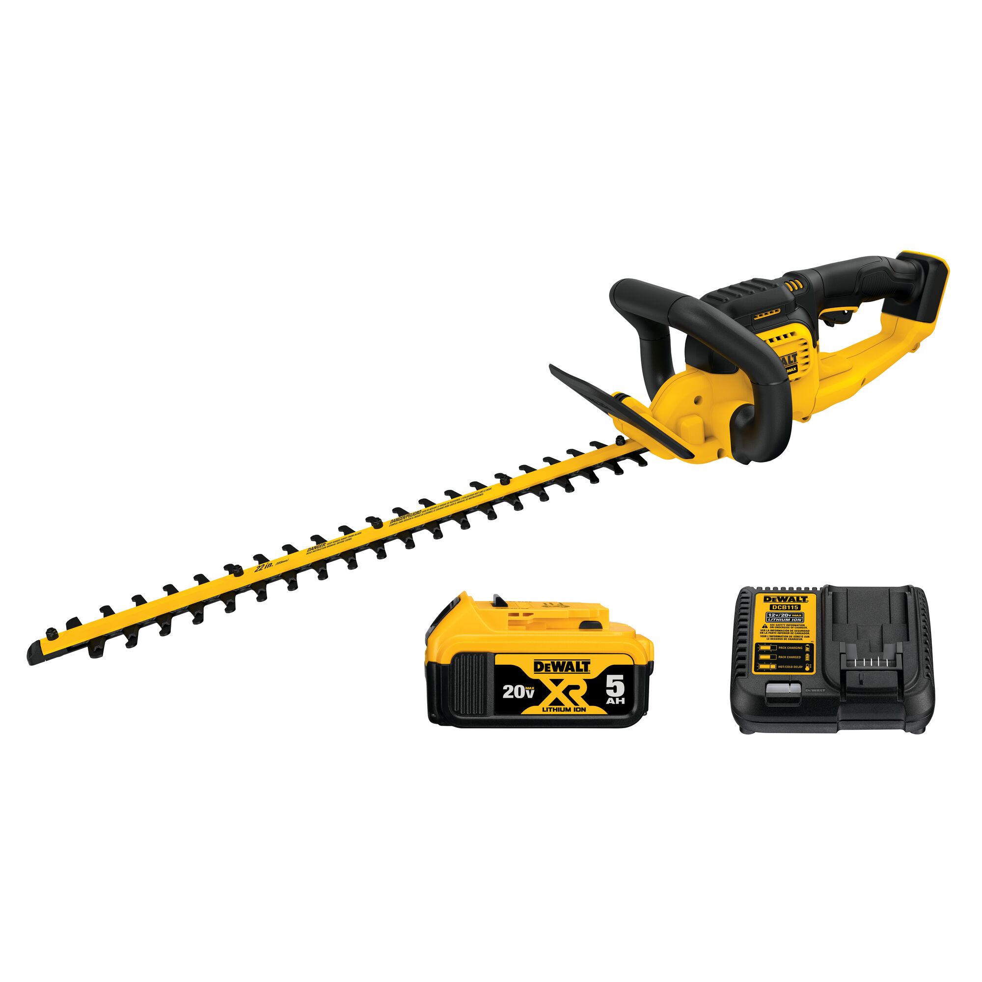 20V MAX Lithium Ion Hedge Trimmer 5.0Ah DEWALT