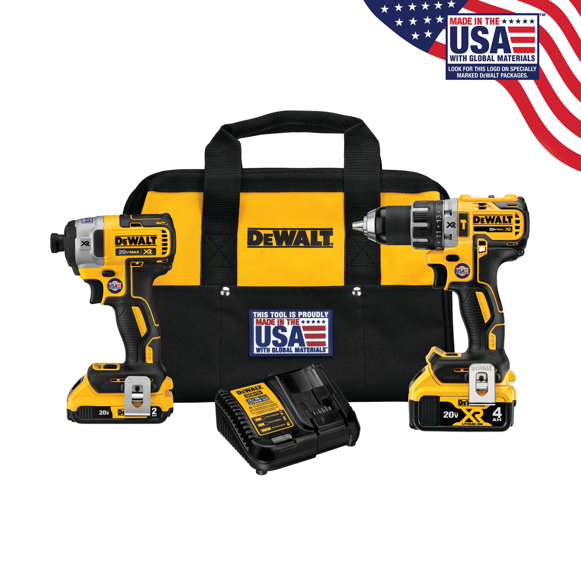 20V MAX* XR® Hammer Drill and 20V MAX* Impact Driver Combo Kit