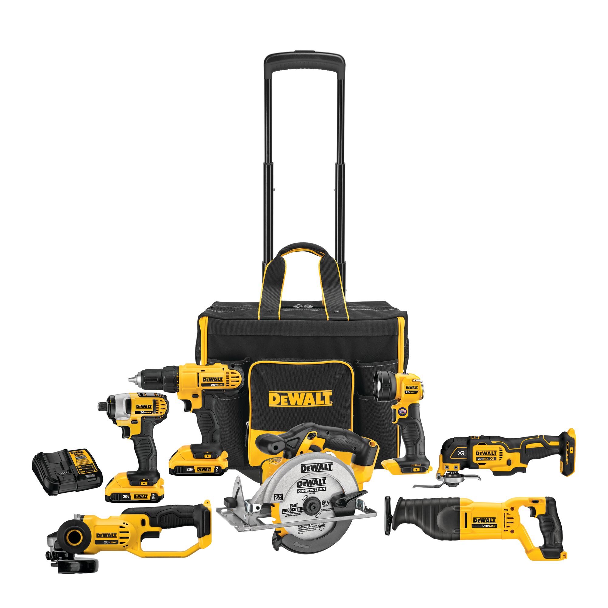 Dewalt 7 piece combo kit new arrivals