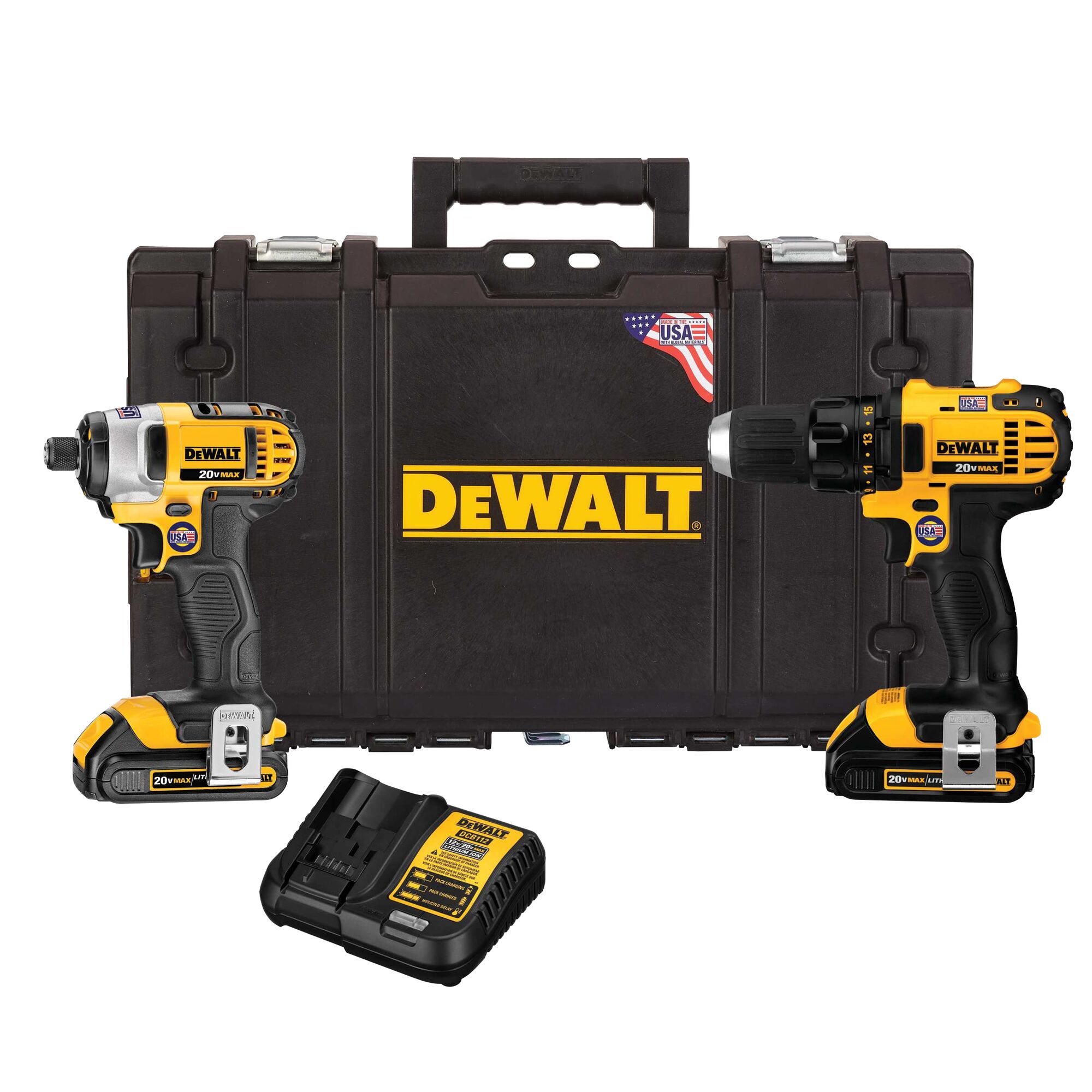 20V MAX* Drill/Driver & Impact Driver Combo Kit with Tough System