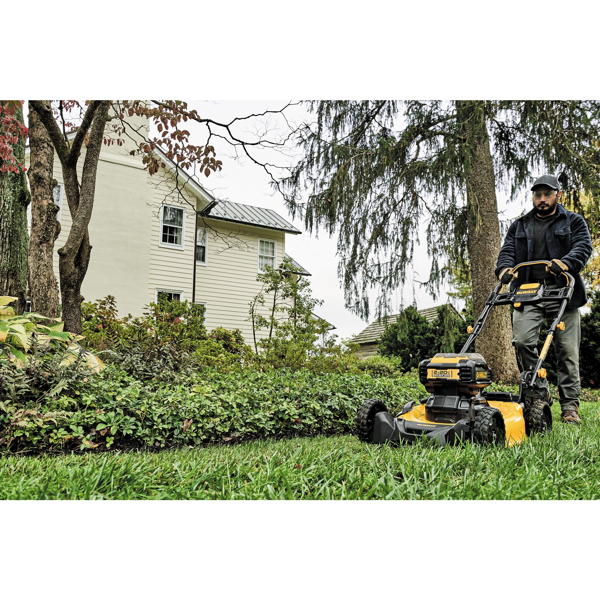 Yard force 21 gas mower online with 20v leaf blower review