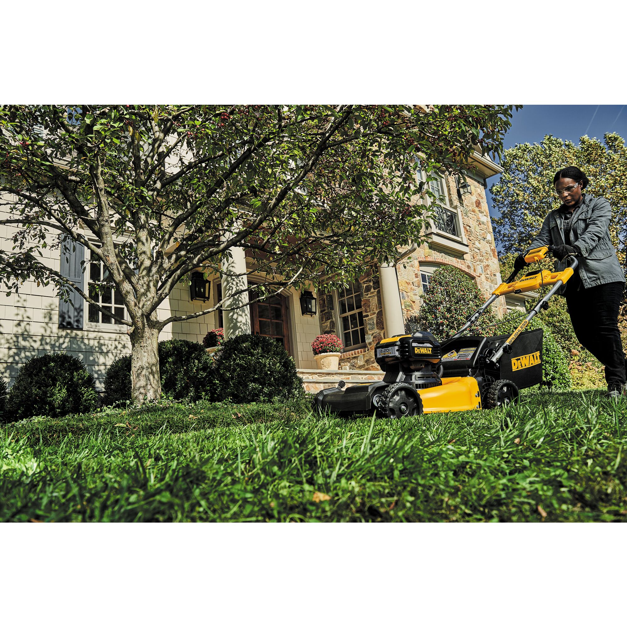 60v dewalt best sale lawn mower