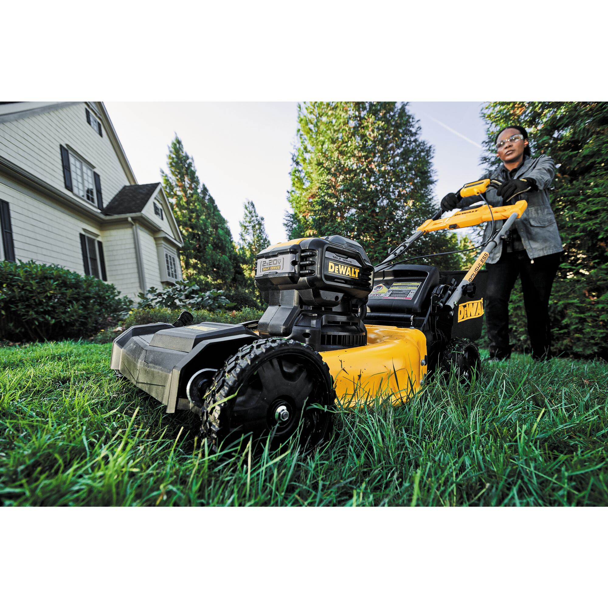 Dewalt lawn mower discount 60v