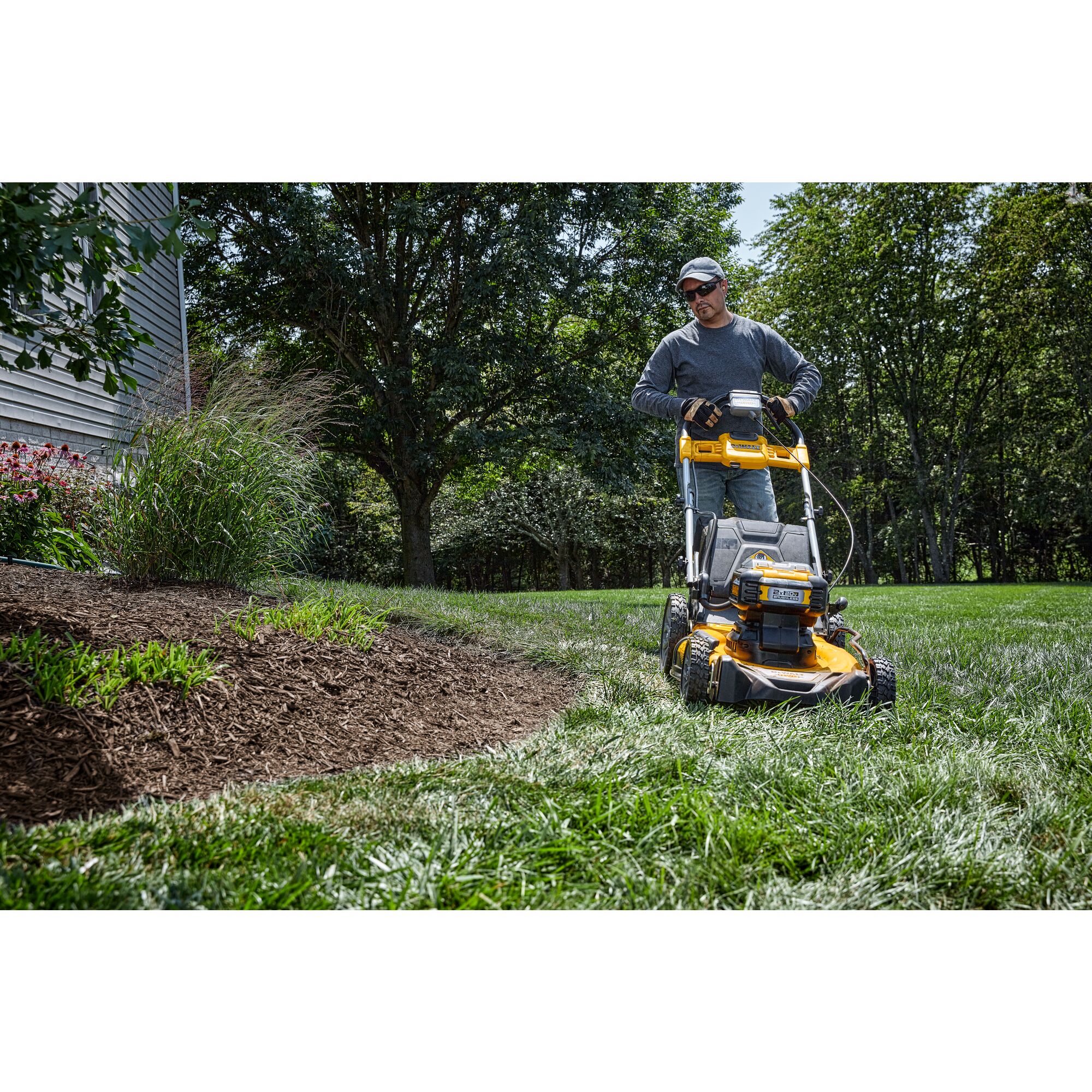 Self mowing lawn online mower