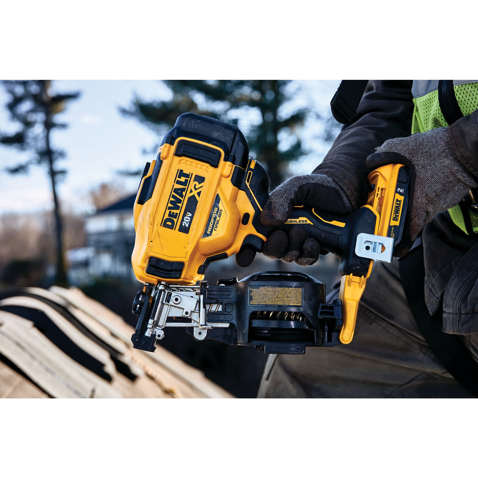 Dewalt electric 2024 roofing nailer