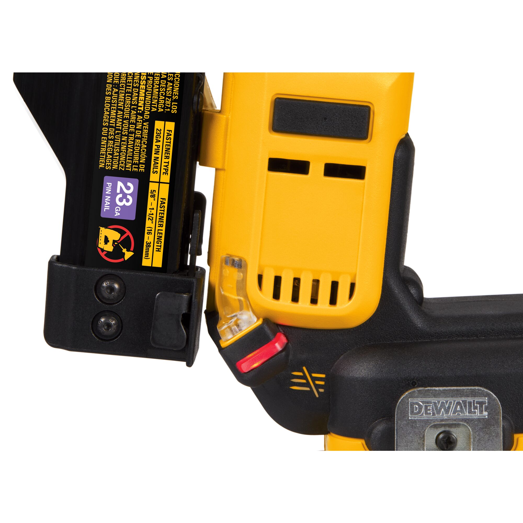 Dewalt 23 gauge cordless pin 2024 nailer