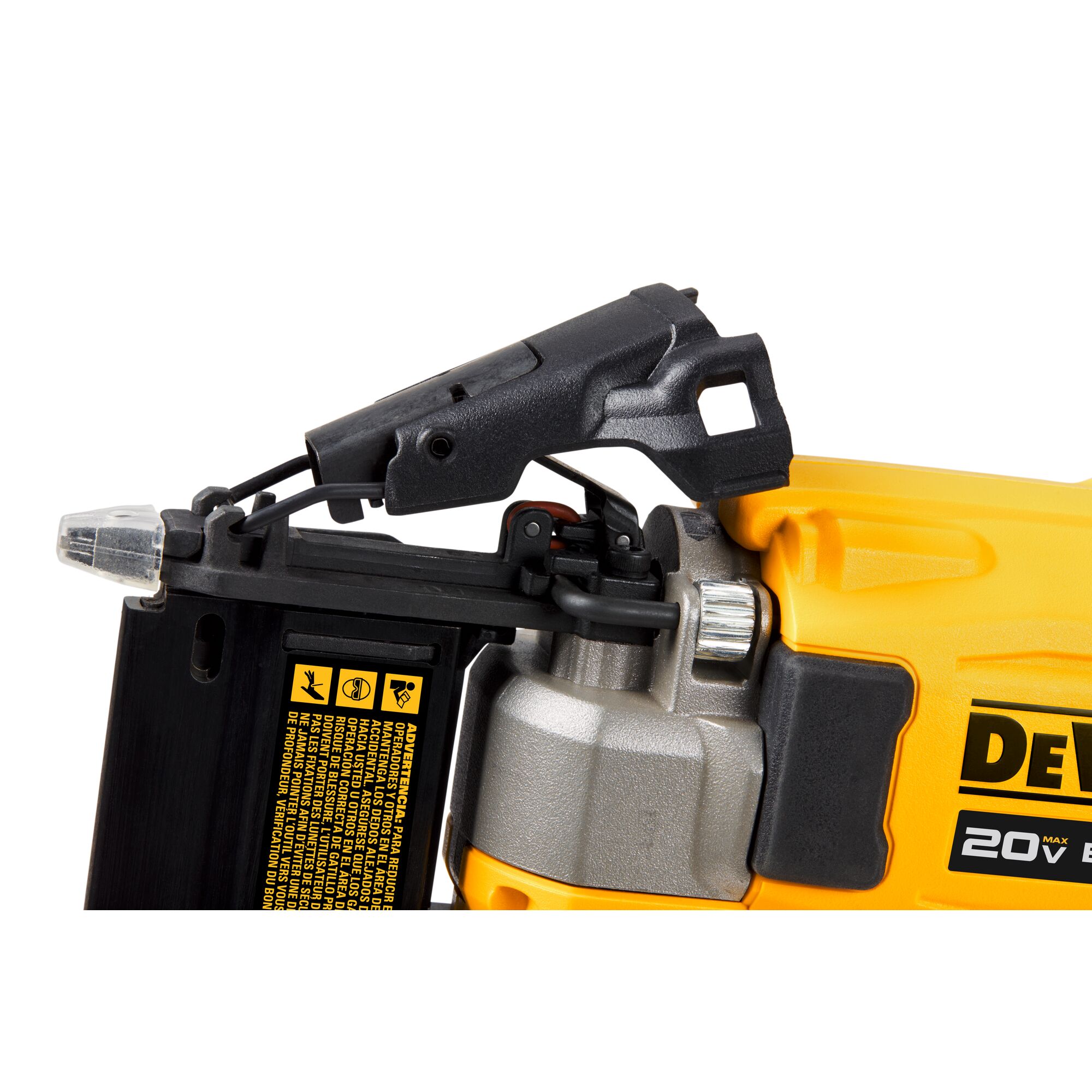 Dewalt 23 gauge pin best sale nailer battery