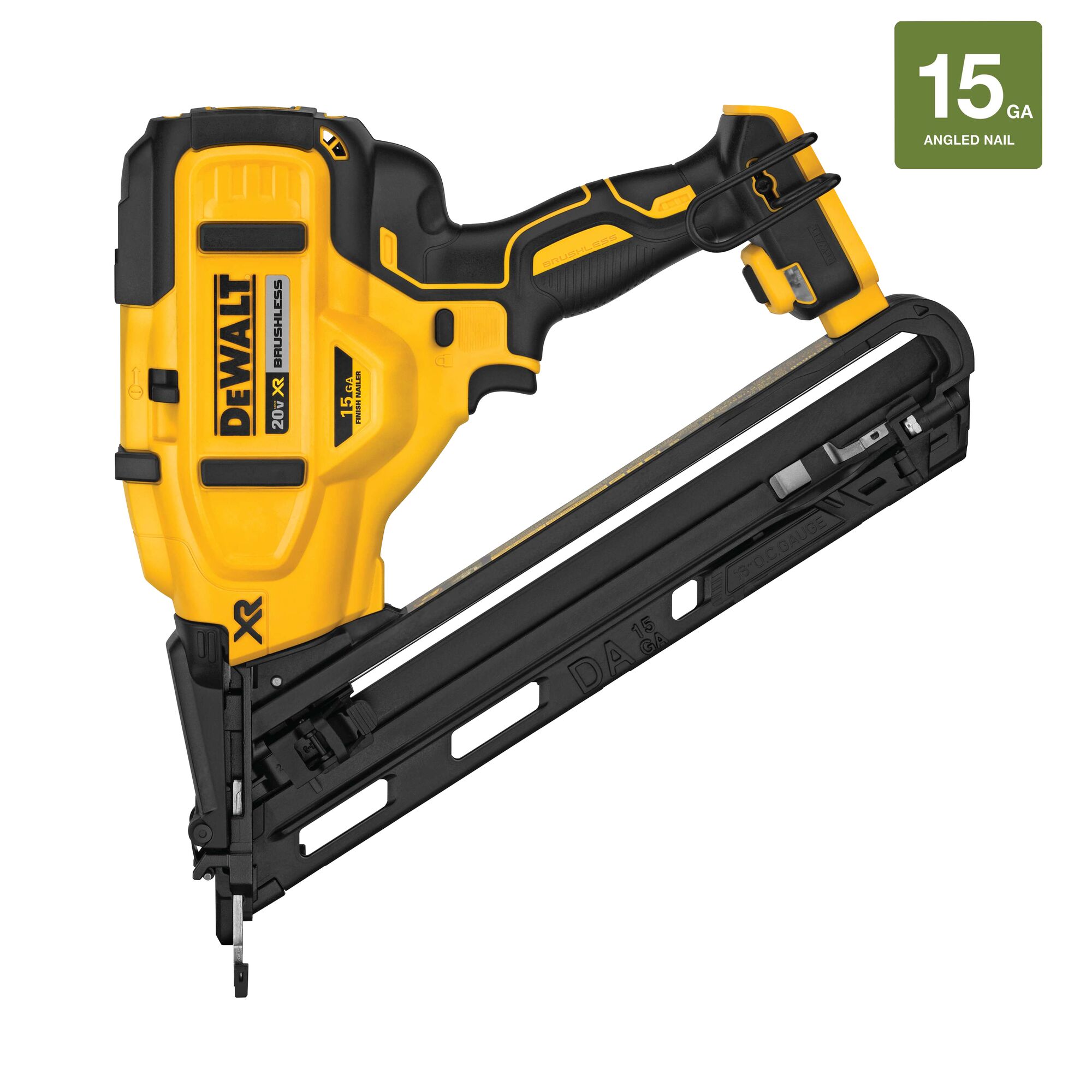 Dewalt battery best sale powered trim nailer