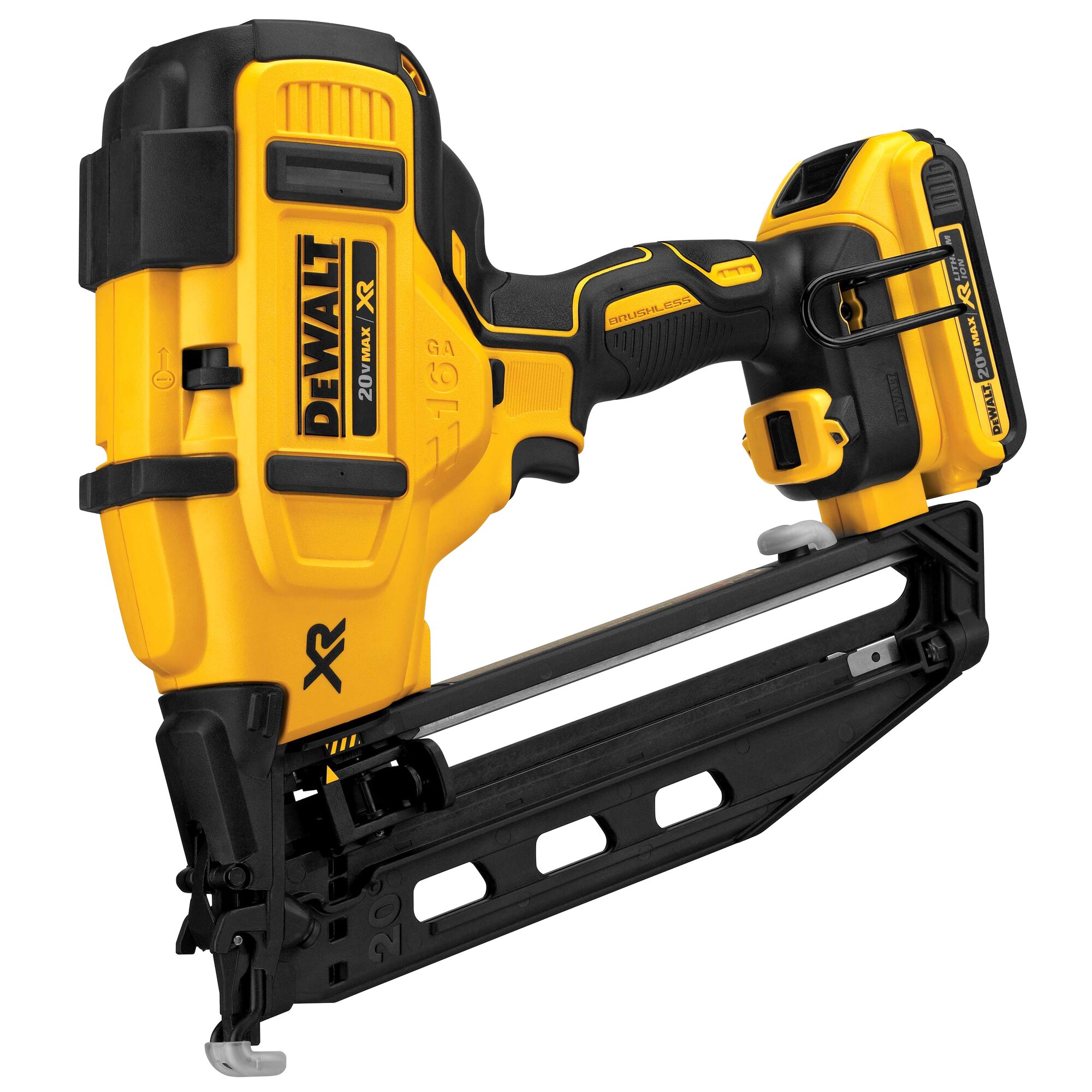 Dewalt 16 gauge discount finish nailer 18v