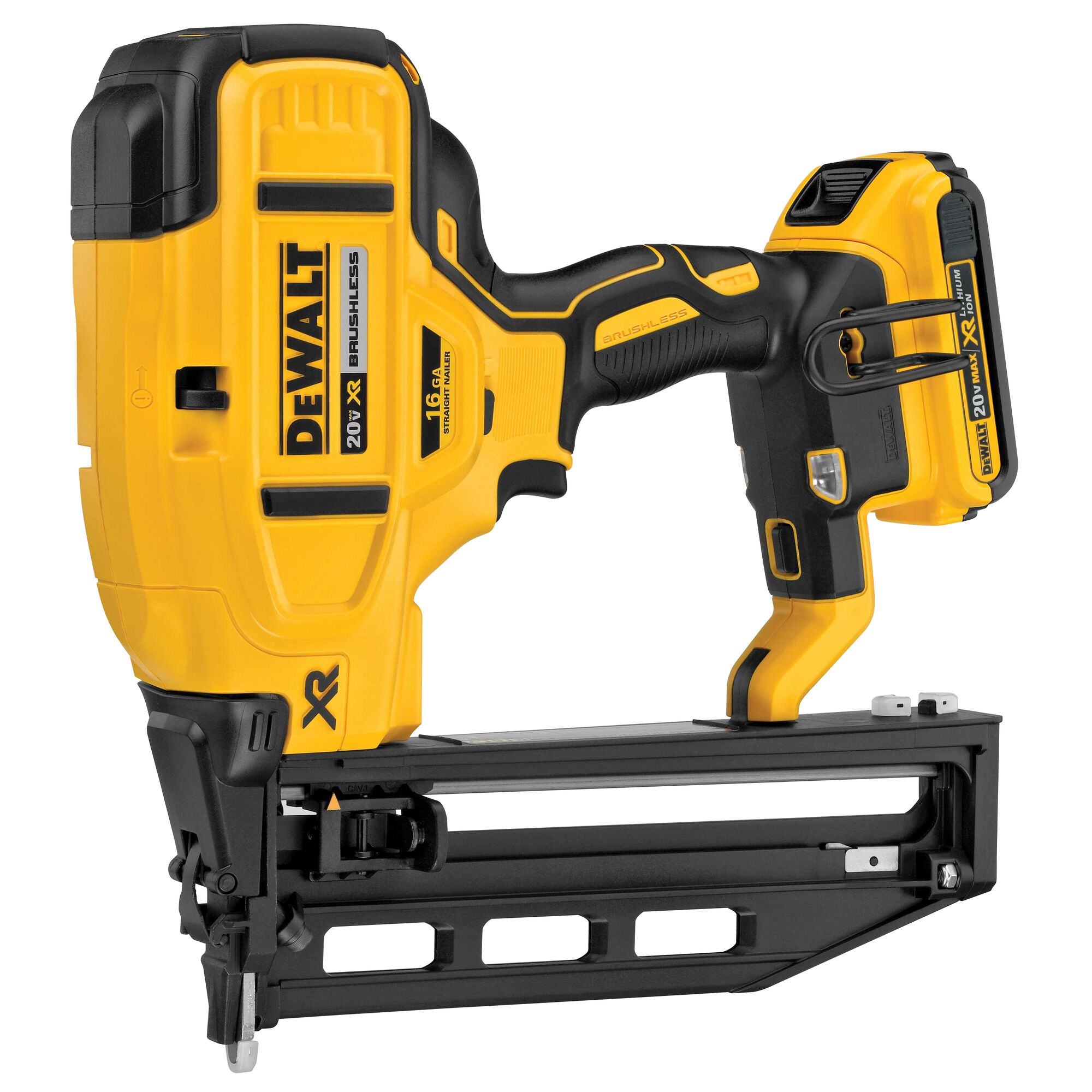 Dewalt 20 volt 2024 15 gauge finish nailer