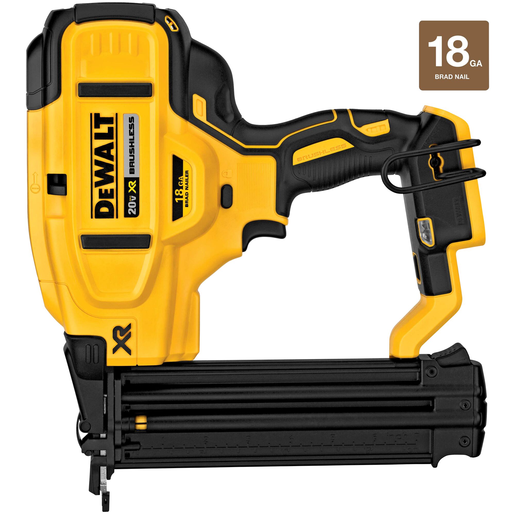 20V MAX XR 18 GA Cordless Brad Nailer Tool Only DEWALT