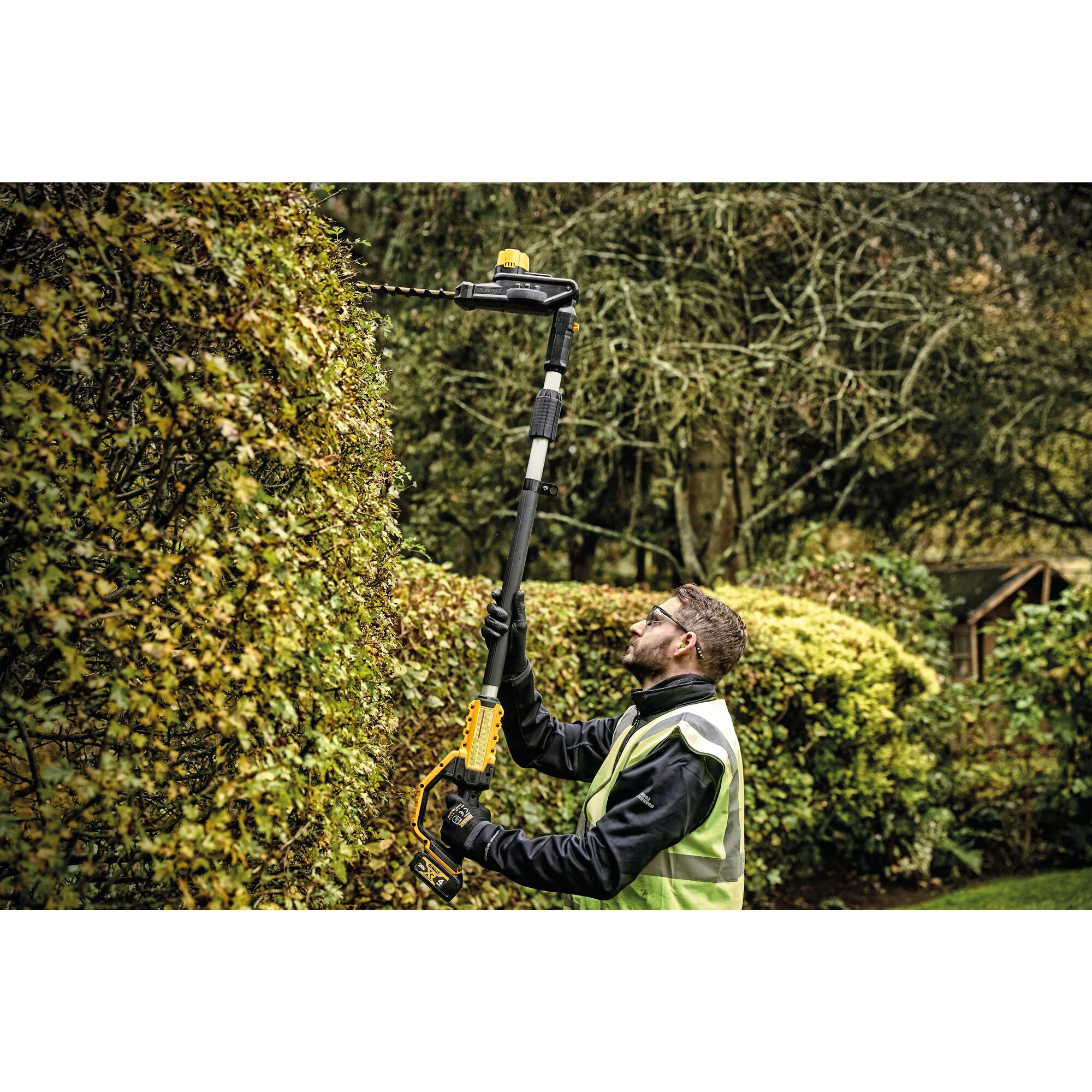 Dewalt pole best sale hedge trimmer review