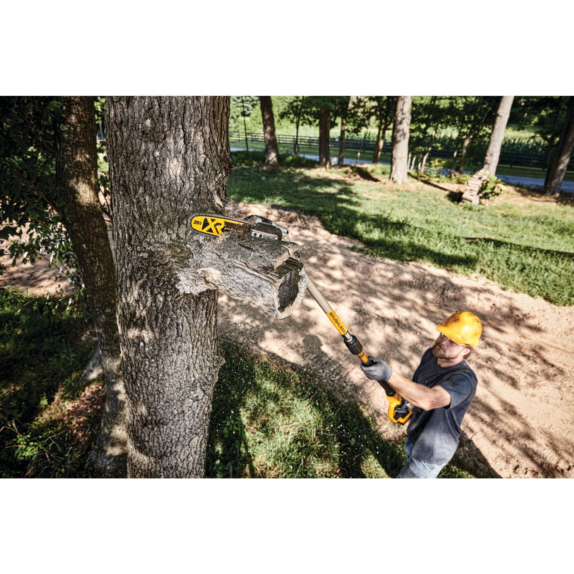 Dewalt brushless best sale pole saw