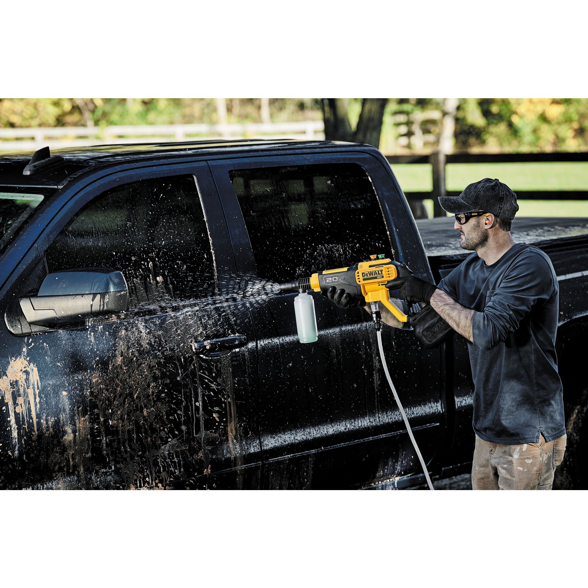 Battery power washer online dewalt