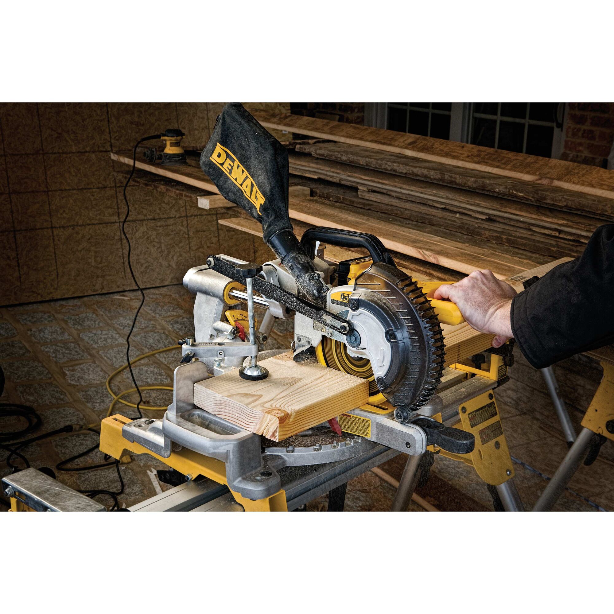 20 volt dewalt on sale miter saw