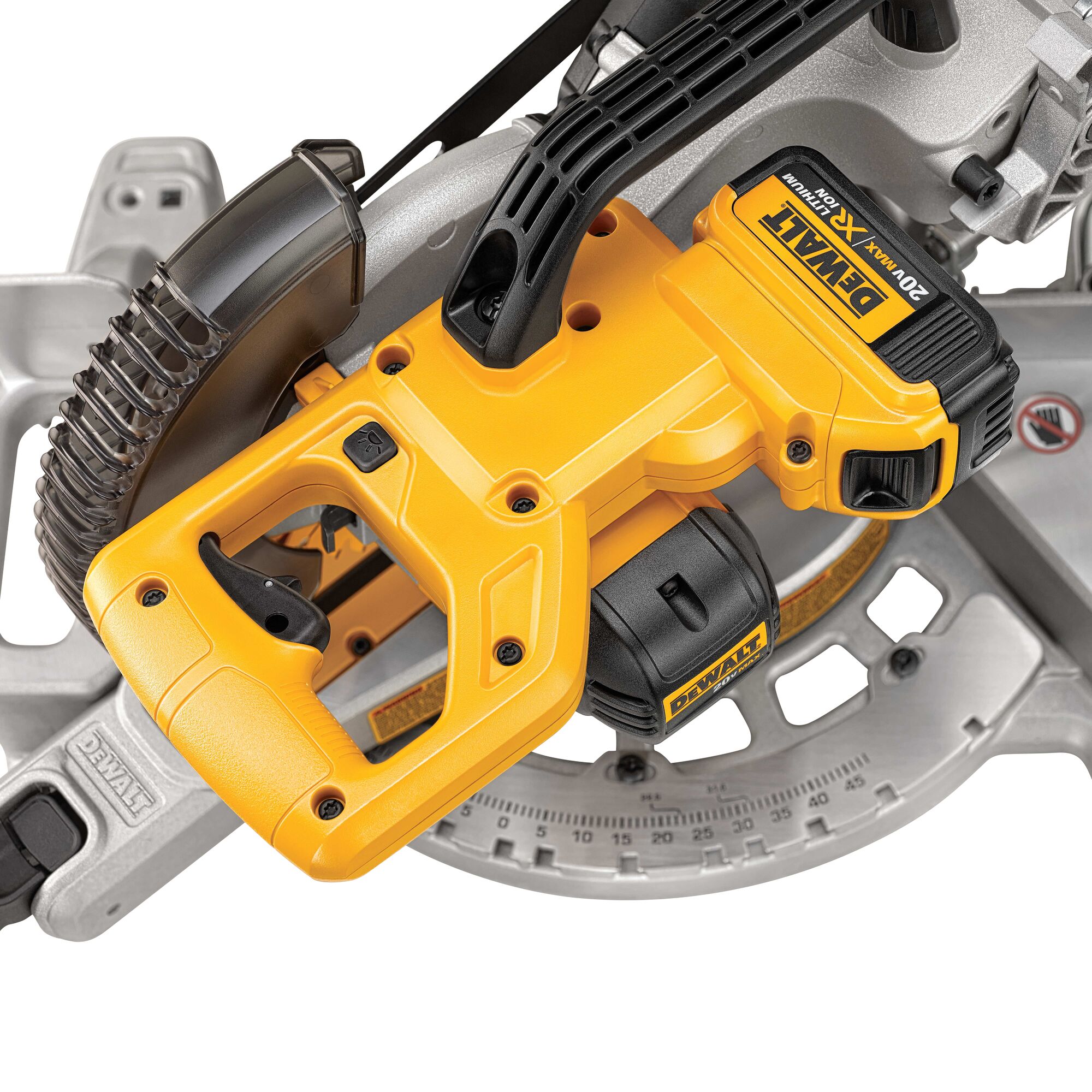 Dewalt 20 volt miter saw hot sale