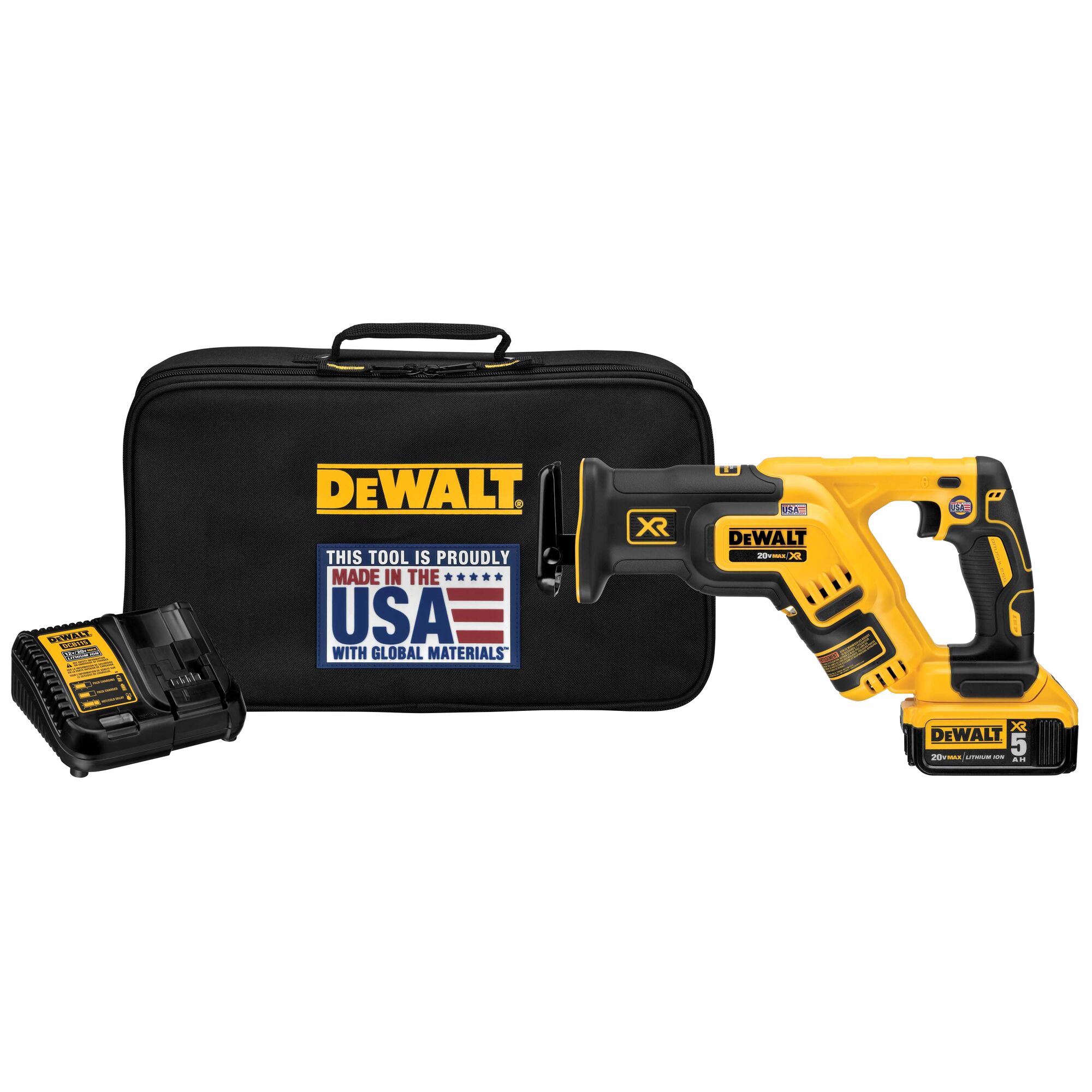 20V MAX XR Brushless Compact Reciprocating Saw Kit 5.0 Ah DEWALT