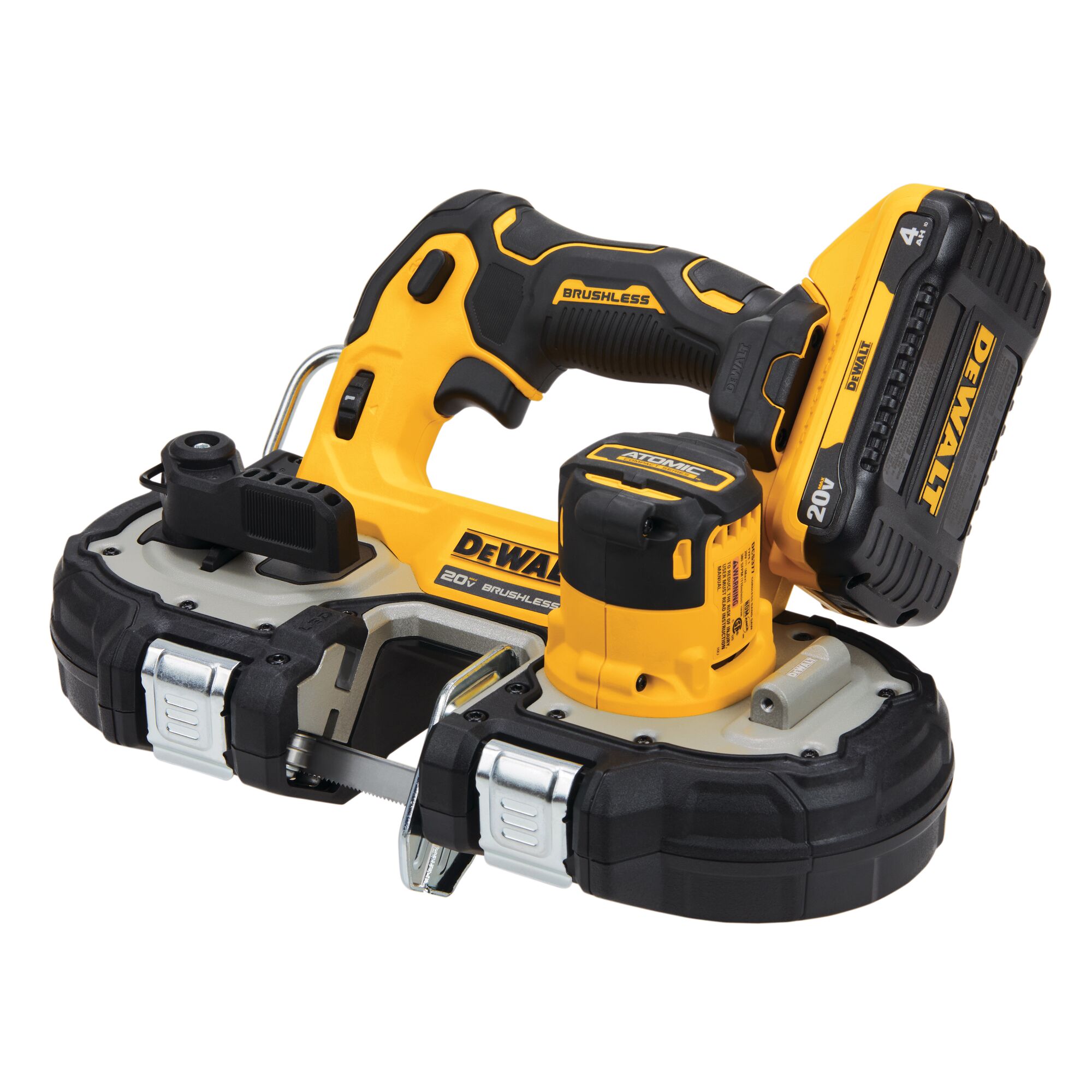 ATOMIC 20V MAX Brushless Cordless 1 3 4 in. Bandsaw Kit DEWALT