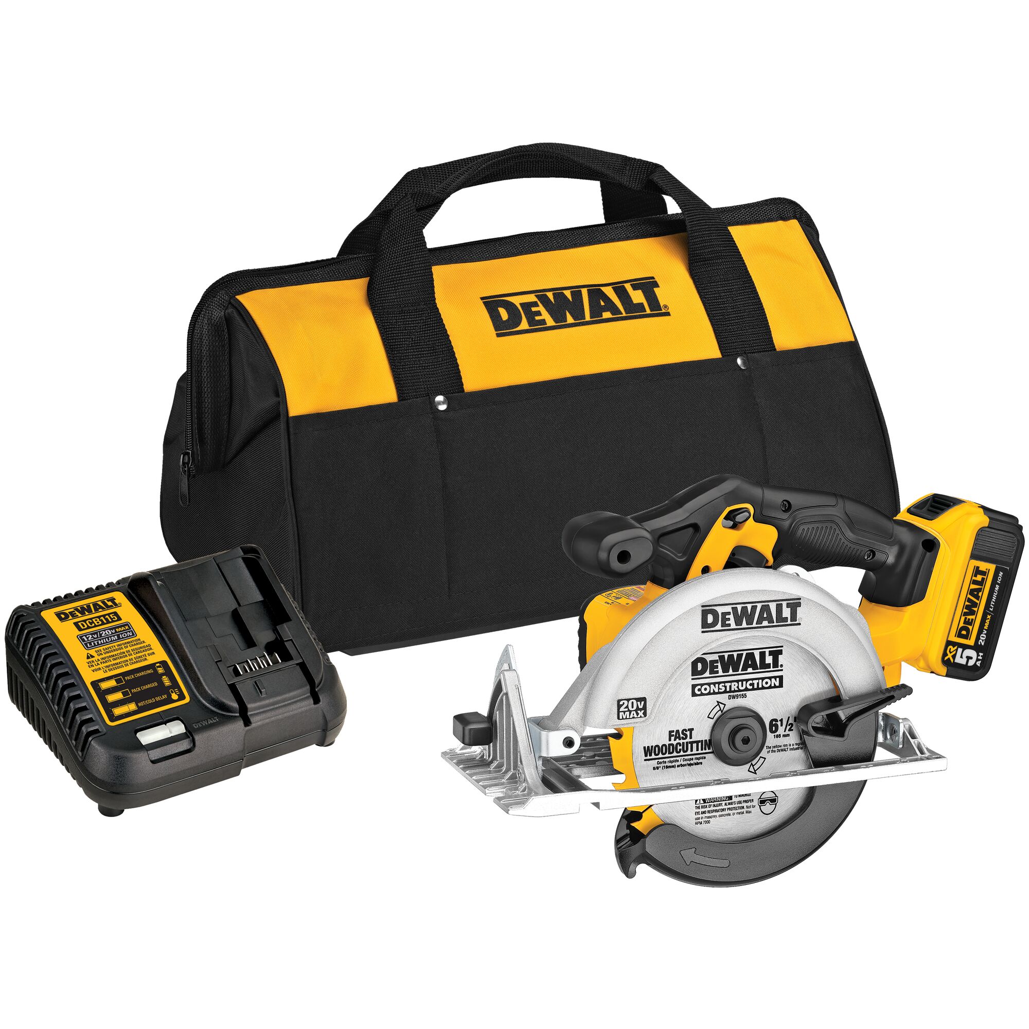 20V MAX 6 1 2 in. Circular Saw Kit DEWALT