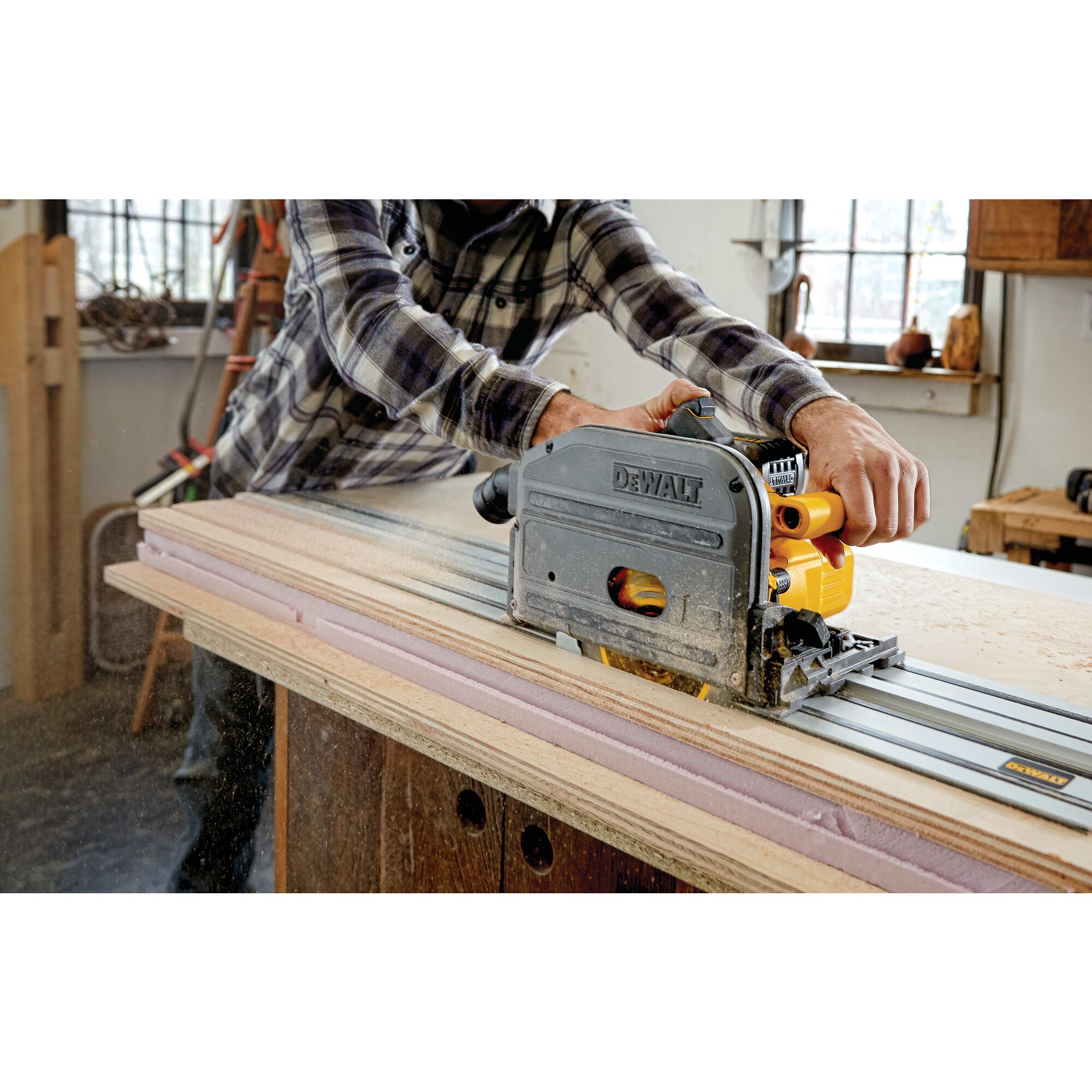 Dewalt cordless best sale plunge saw bare