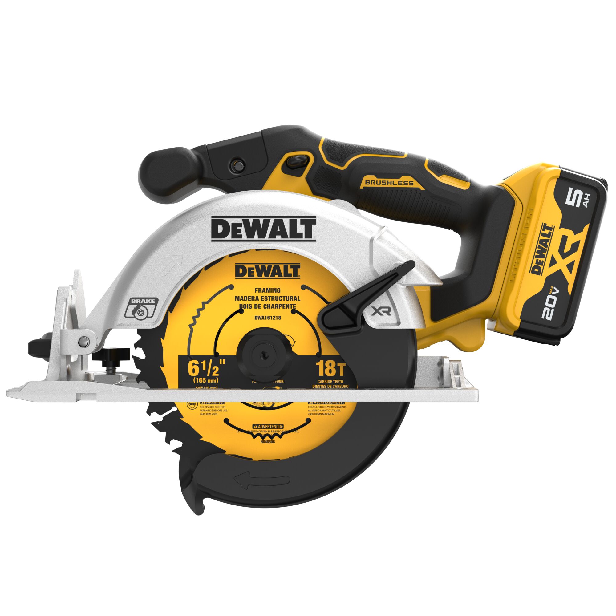 Small battery operated online circular saw