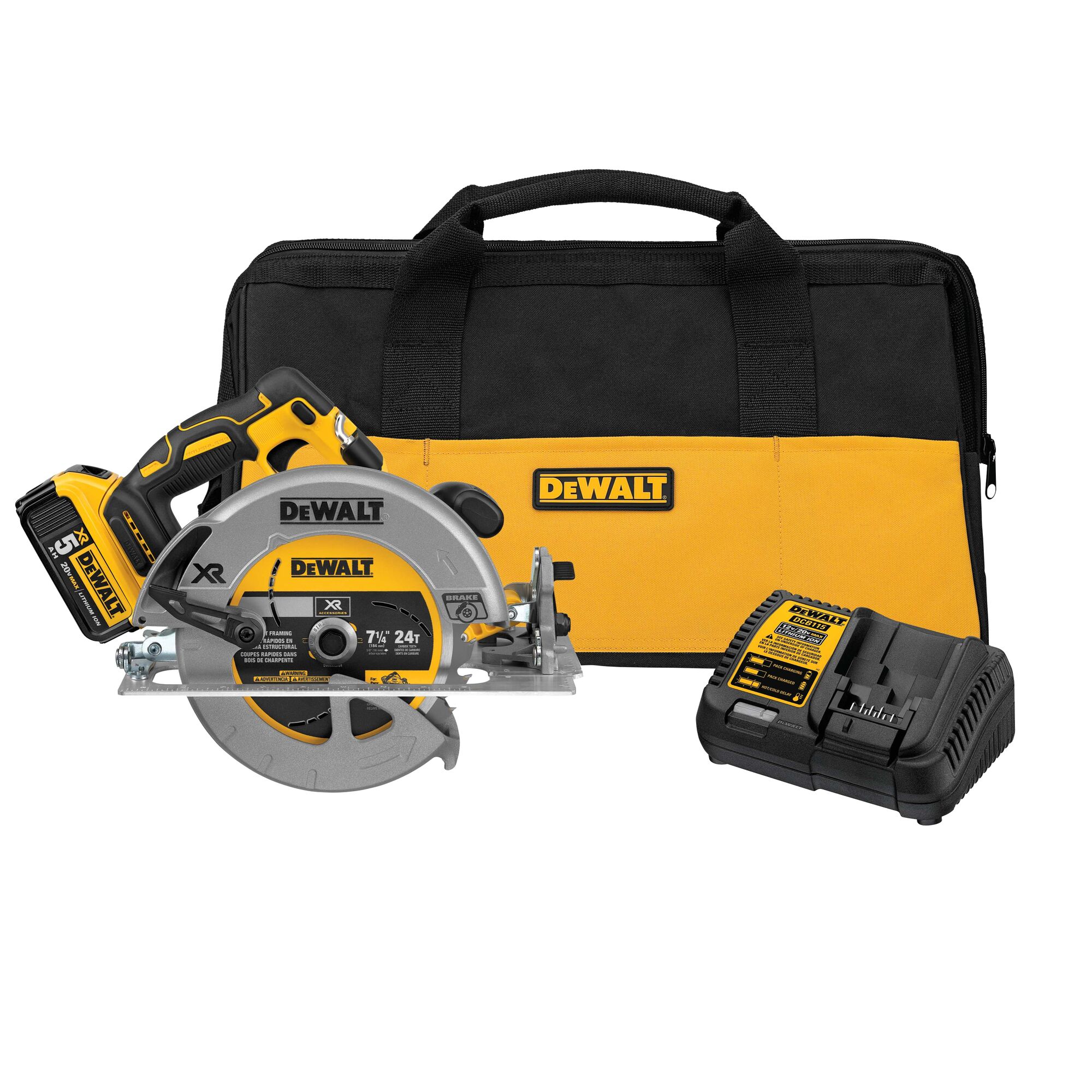 20V MAX XR Brushless Cordless 7 1 4 in. Circular Saw Kit DEWALT