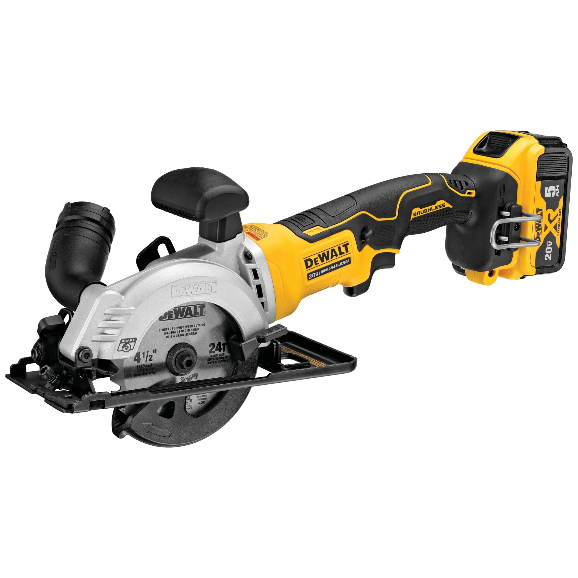 ATOMIC 20V MAX Brushless Cordless 4 1 2 in. Circular Saw Kit