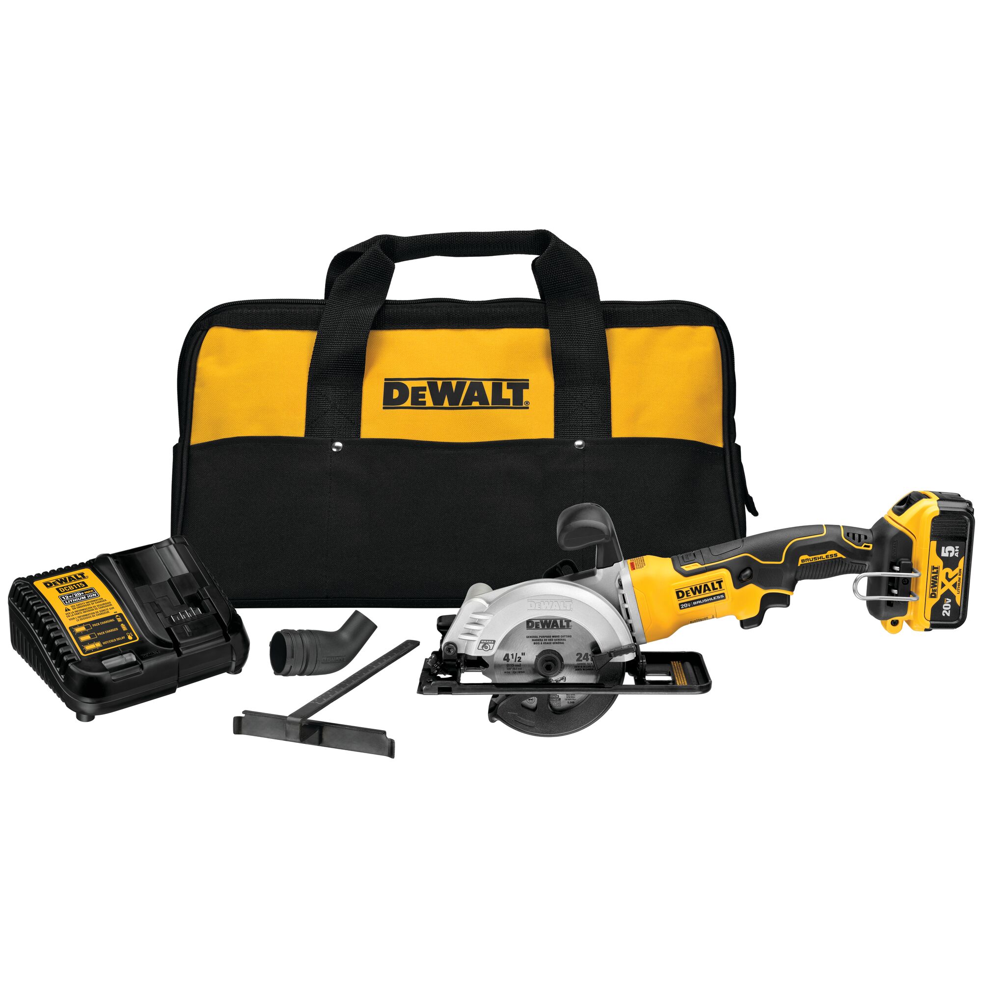 ATOMIC 20V MAX Brushless Cordless 4 1 2 in. Circular Saw Kit