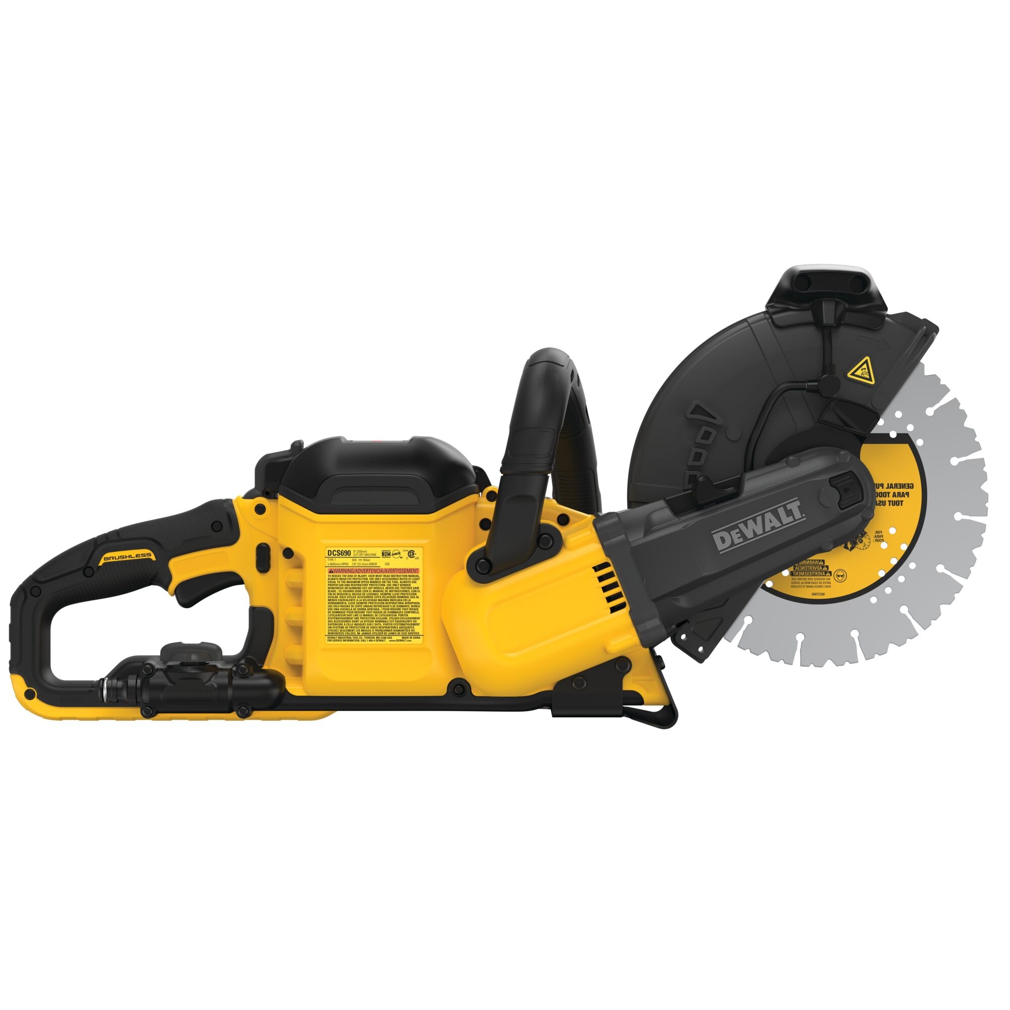 Dewalt battery 2025 powered concrete saw