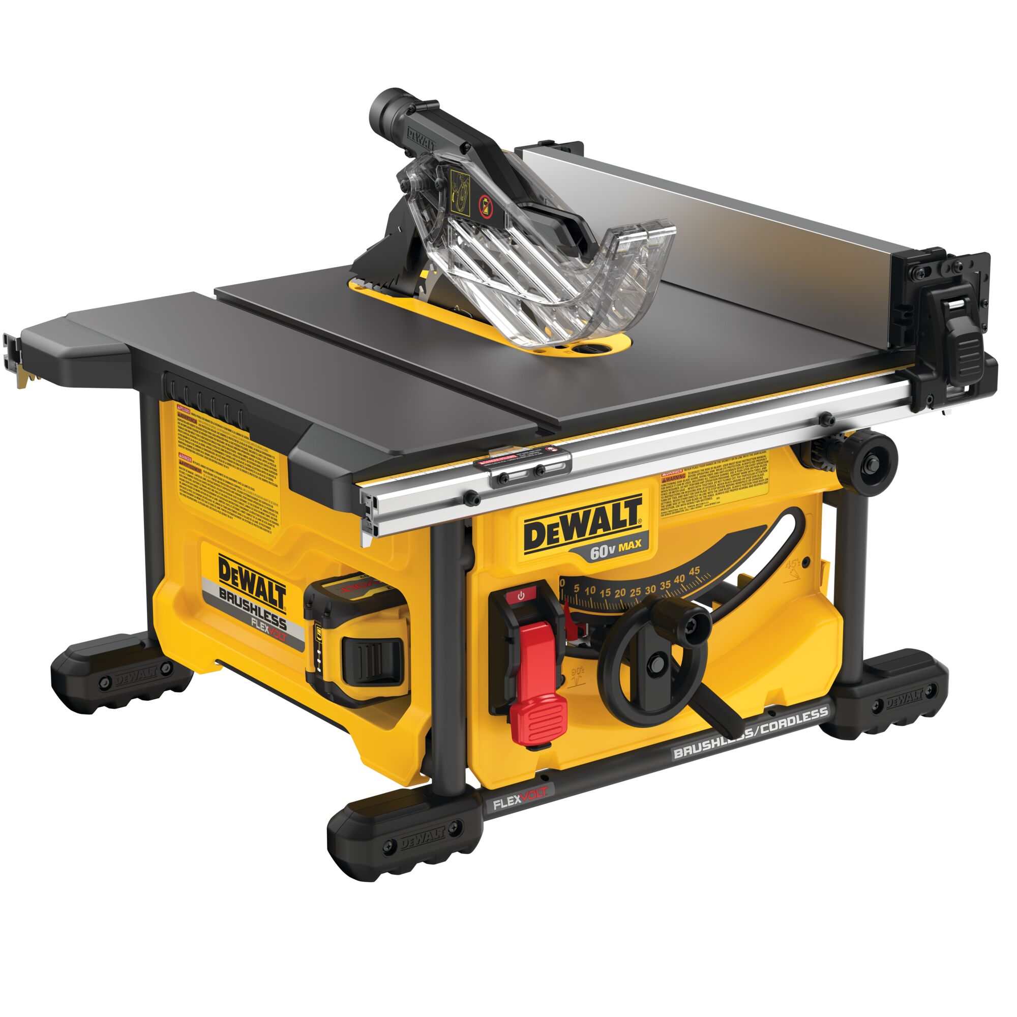 FLEXVOLT 60V MAX TABLE SAW 1 BATTERY KIT DEWALT