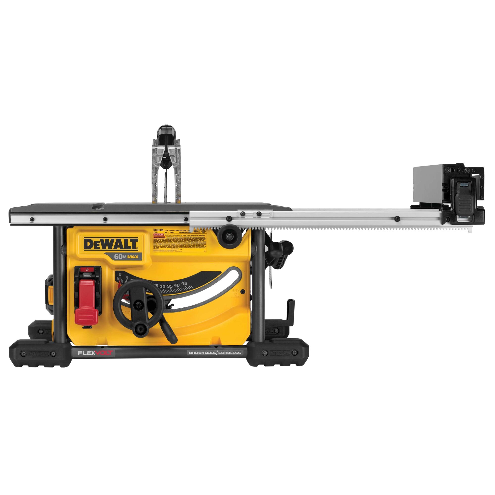 FLEXVOLT 60V MAX TABLE SAW 1 BATTERY KIT DEWALT