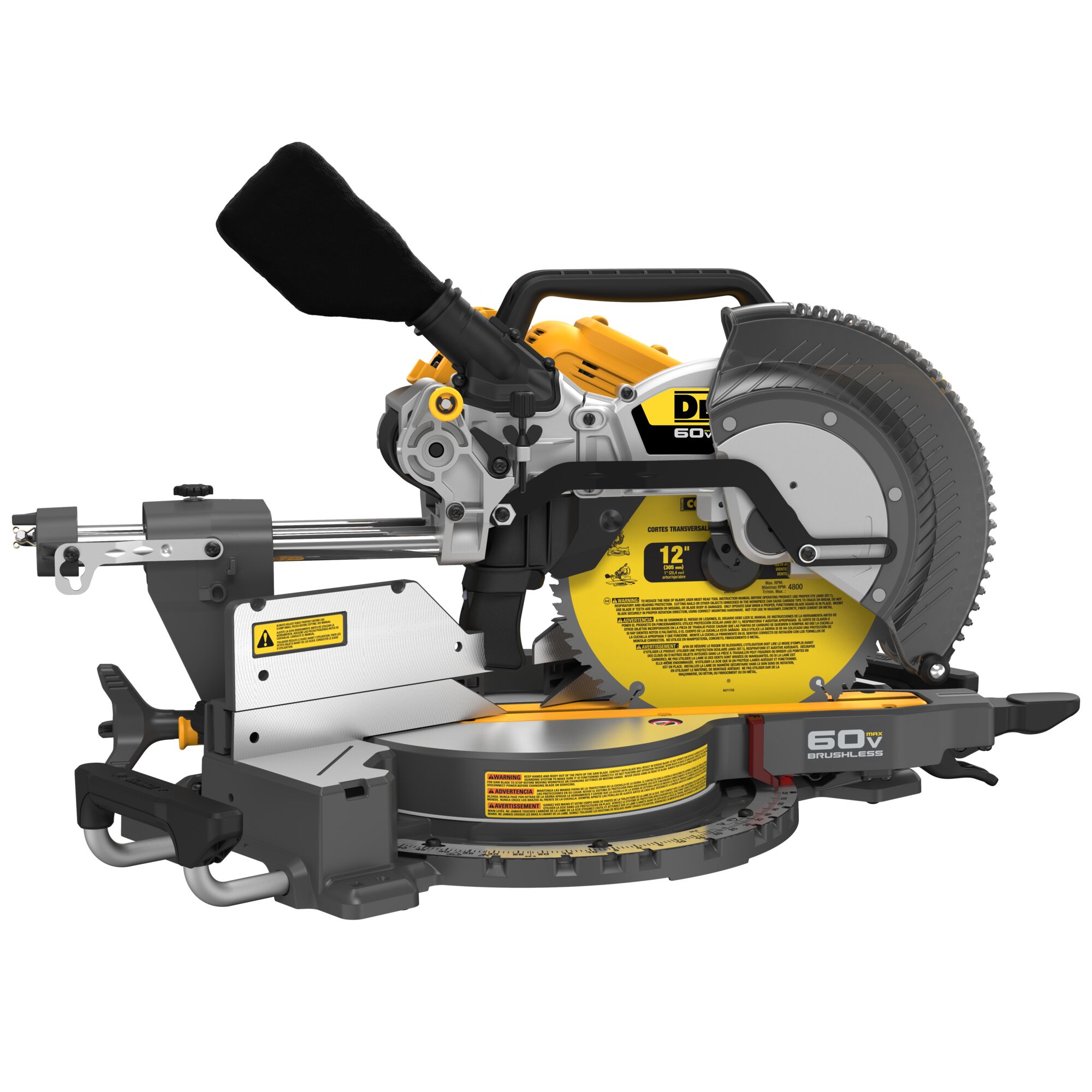 Dewalt 60v best sale chop saw