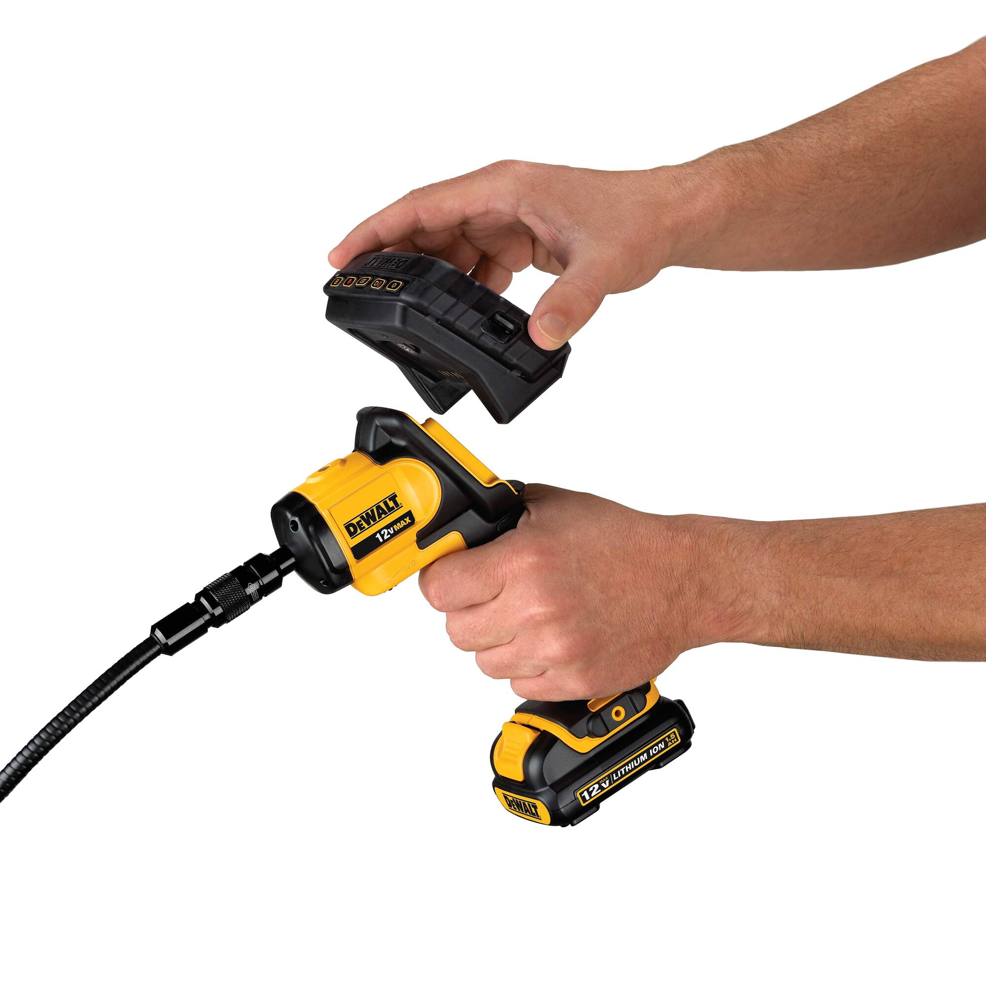 12V MAX 17mm Inspection Camera with Wireless Screen Kit DEWALT