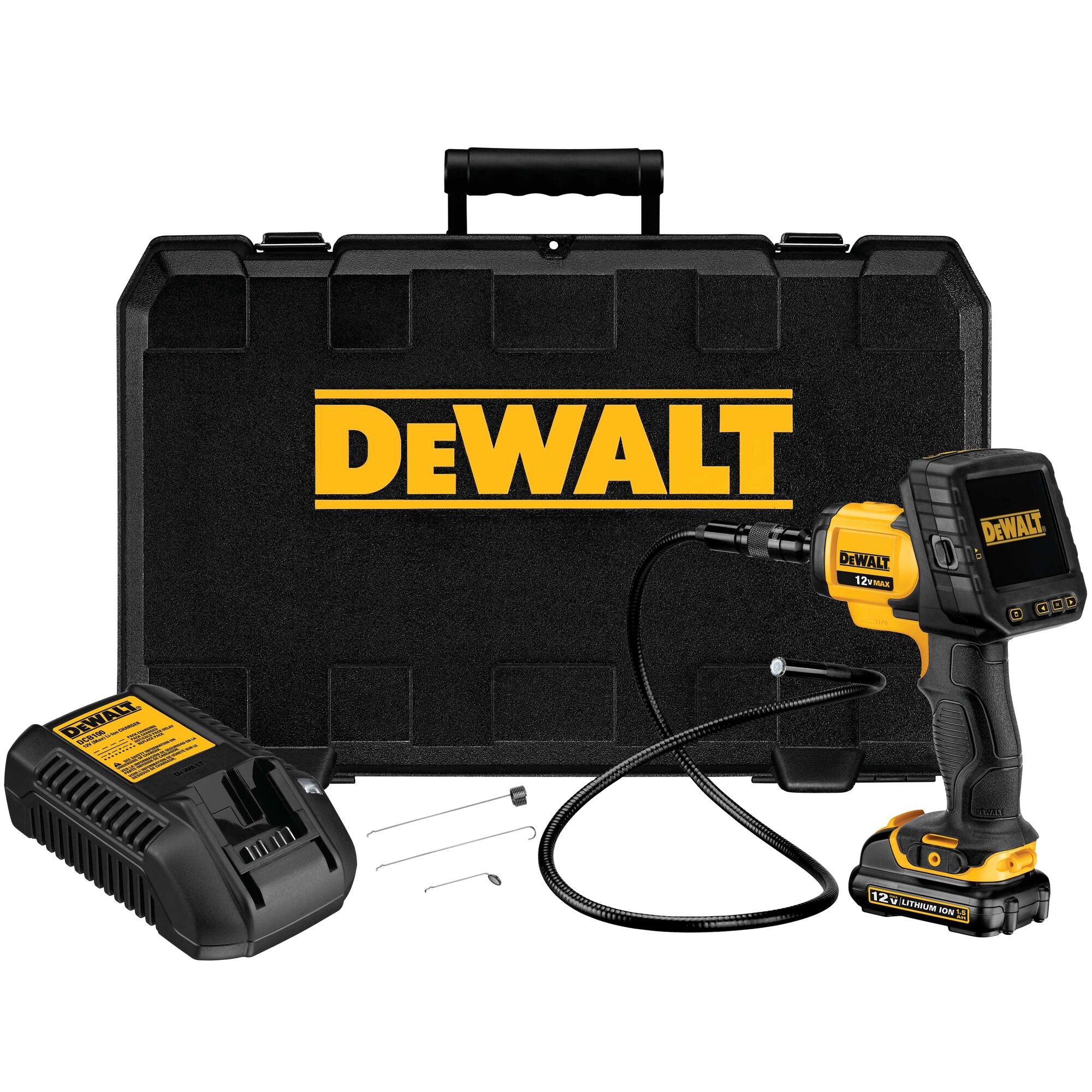 12V MAX 9mm Inspection Camera with Wireless Screen Kit DEWALT