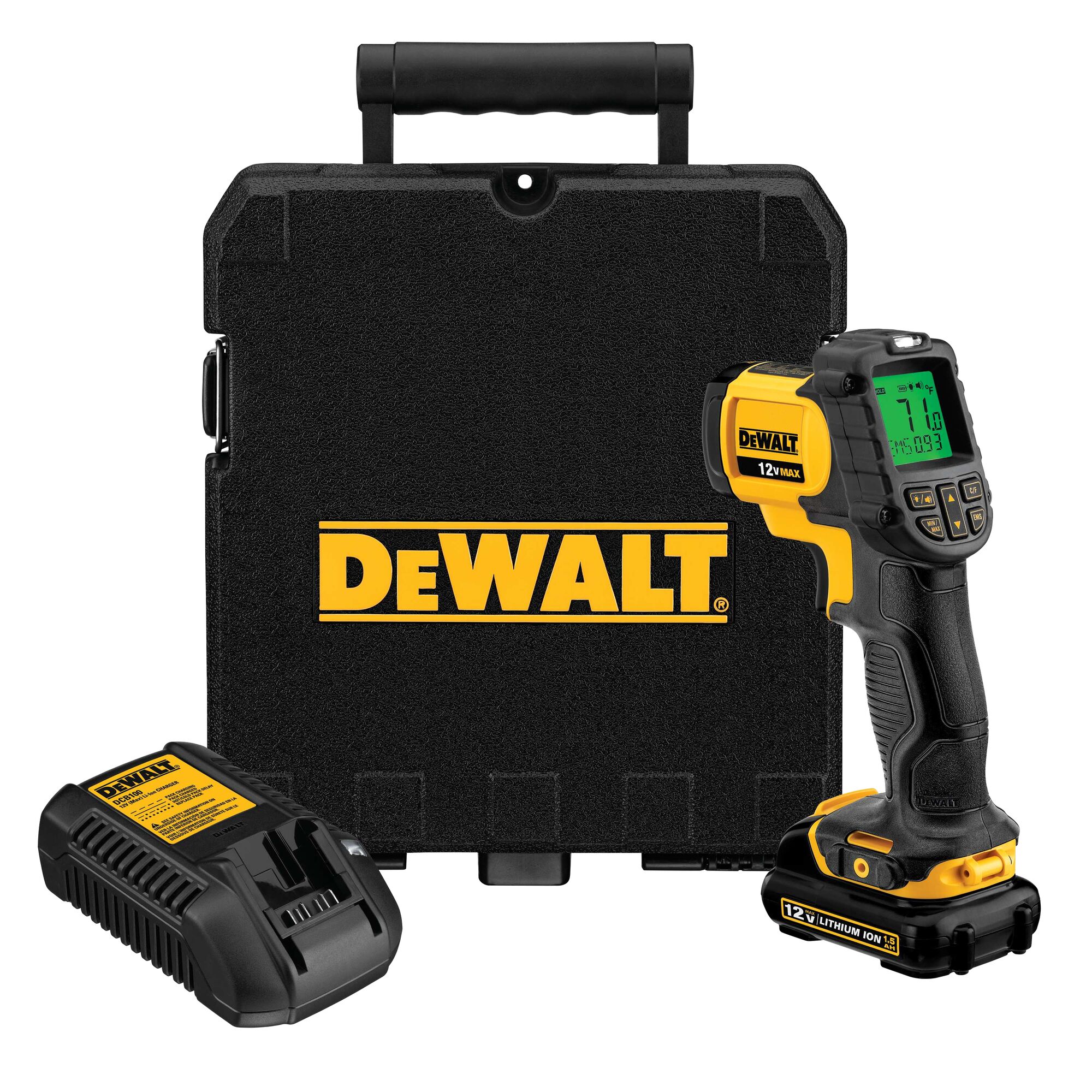 12V MAX Infrared Thermometer Kit DEWALT