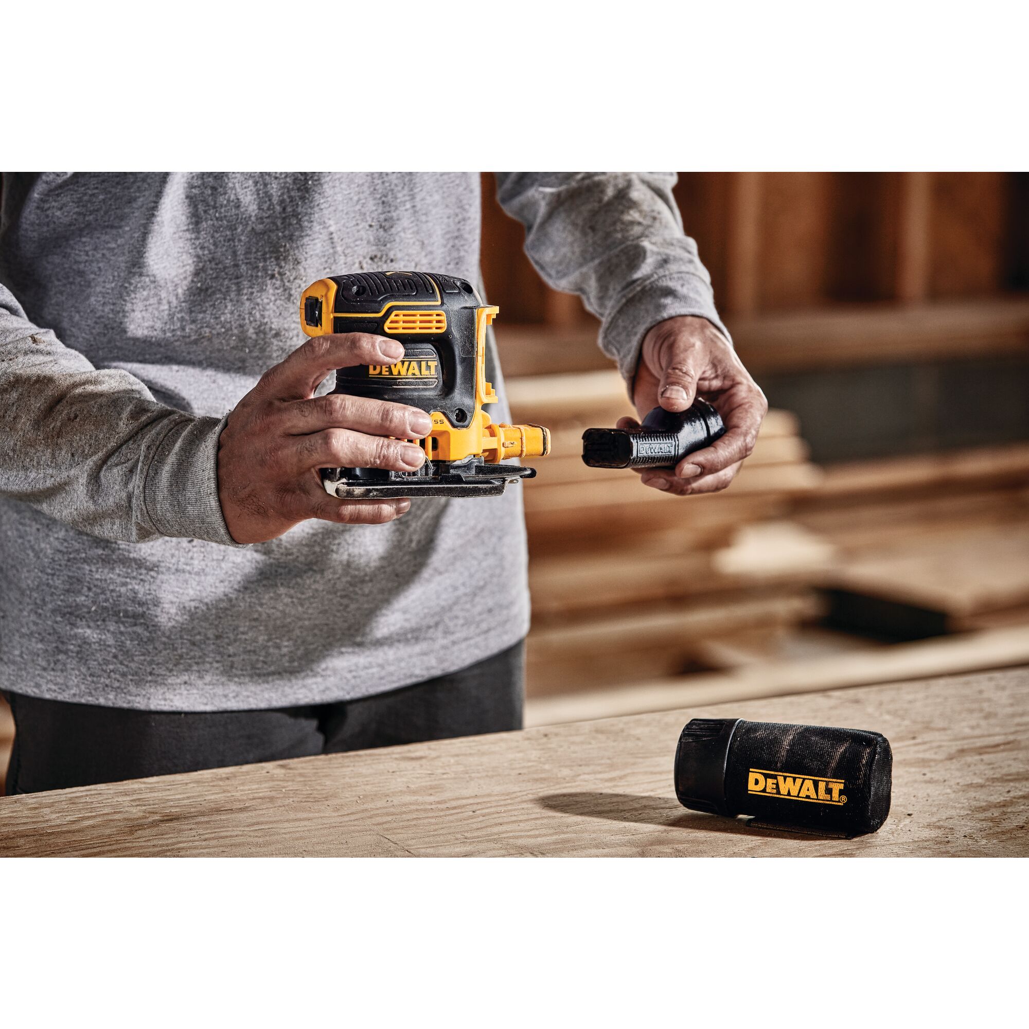 Dewalt drill sanding online attachment