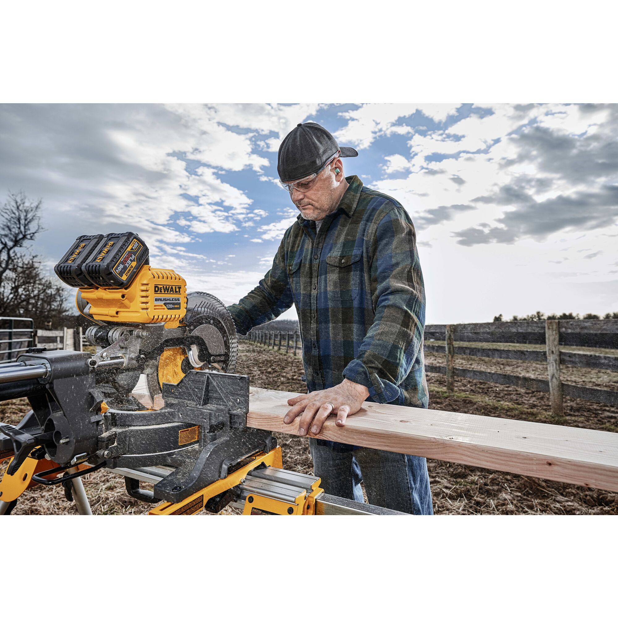 Dewalt 20 volt discount cordless miter saw