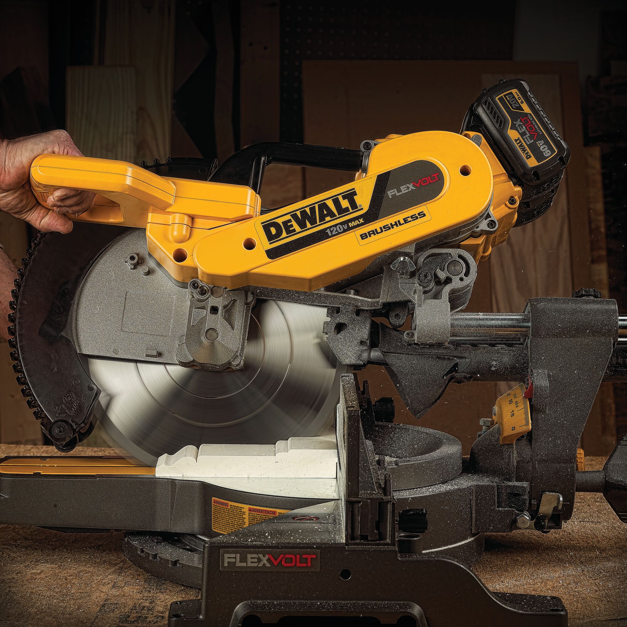 Dewalt 12 cordless online miter saw