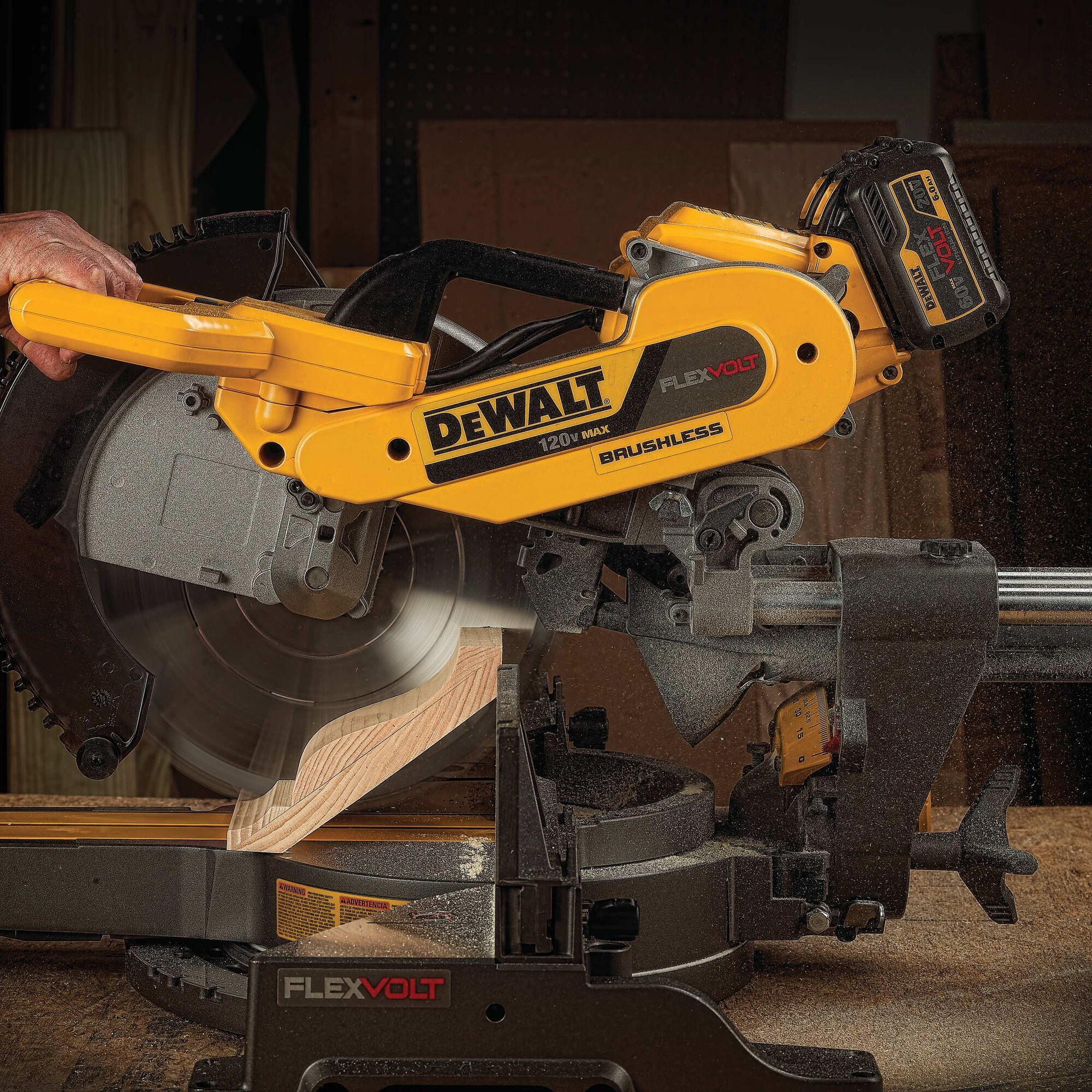 Dewalt 120v best sale miter saw