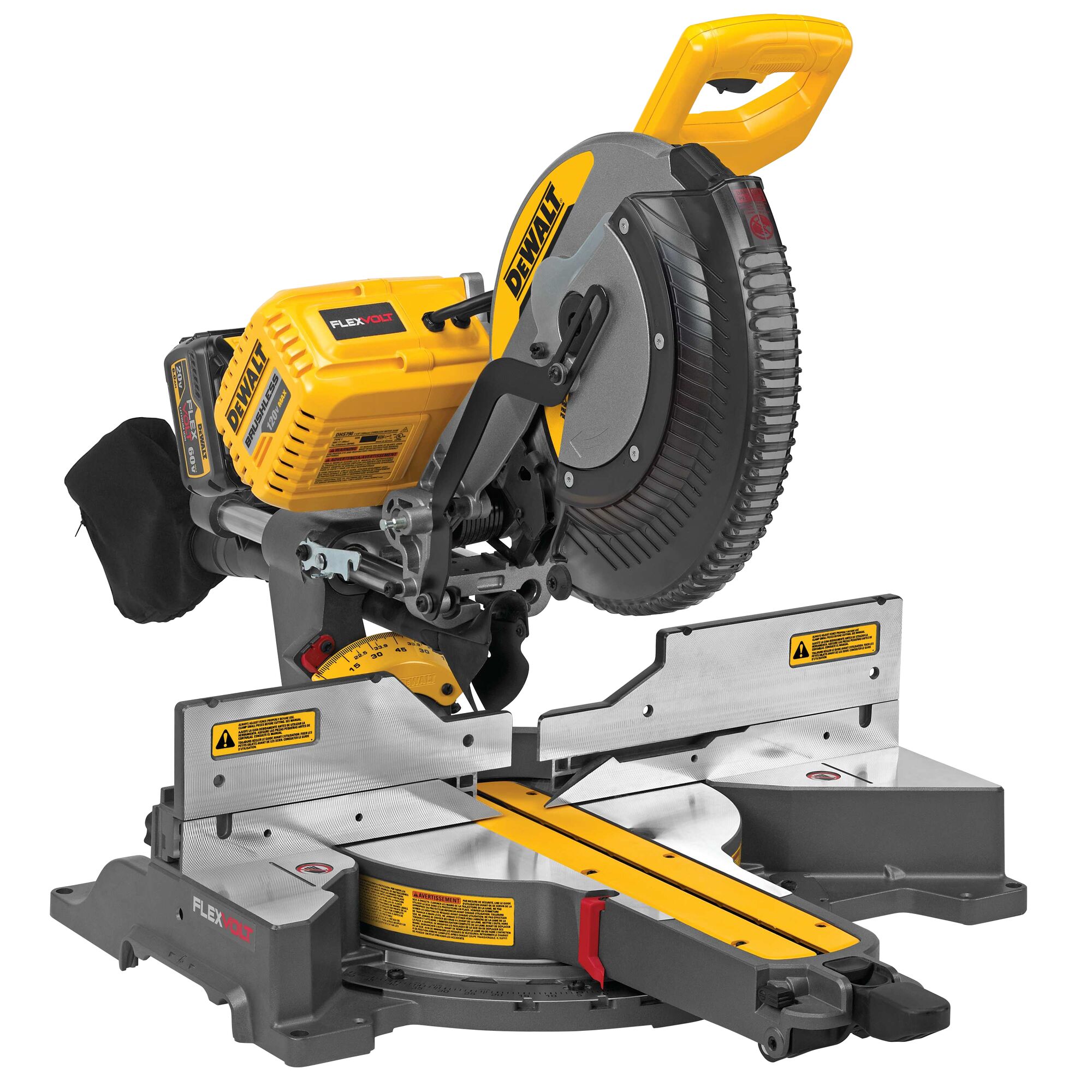 Dewalt flexvolt double best sale bevel sliding miter saw